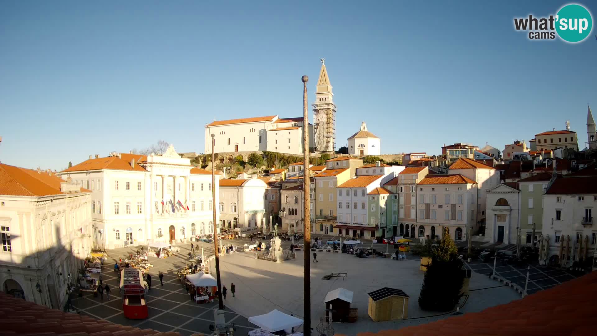 Webcam Piran – Tartini square