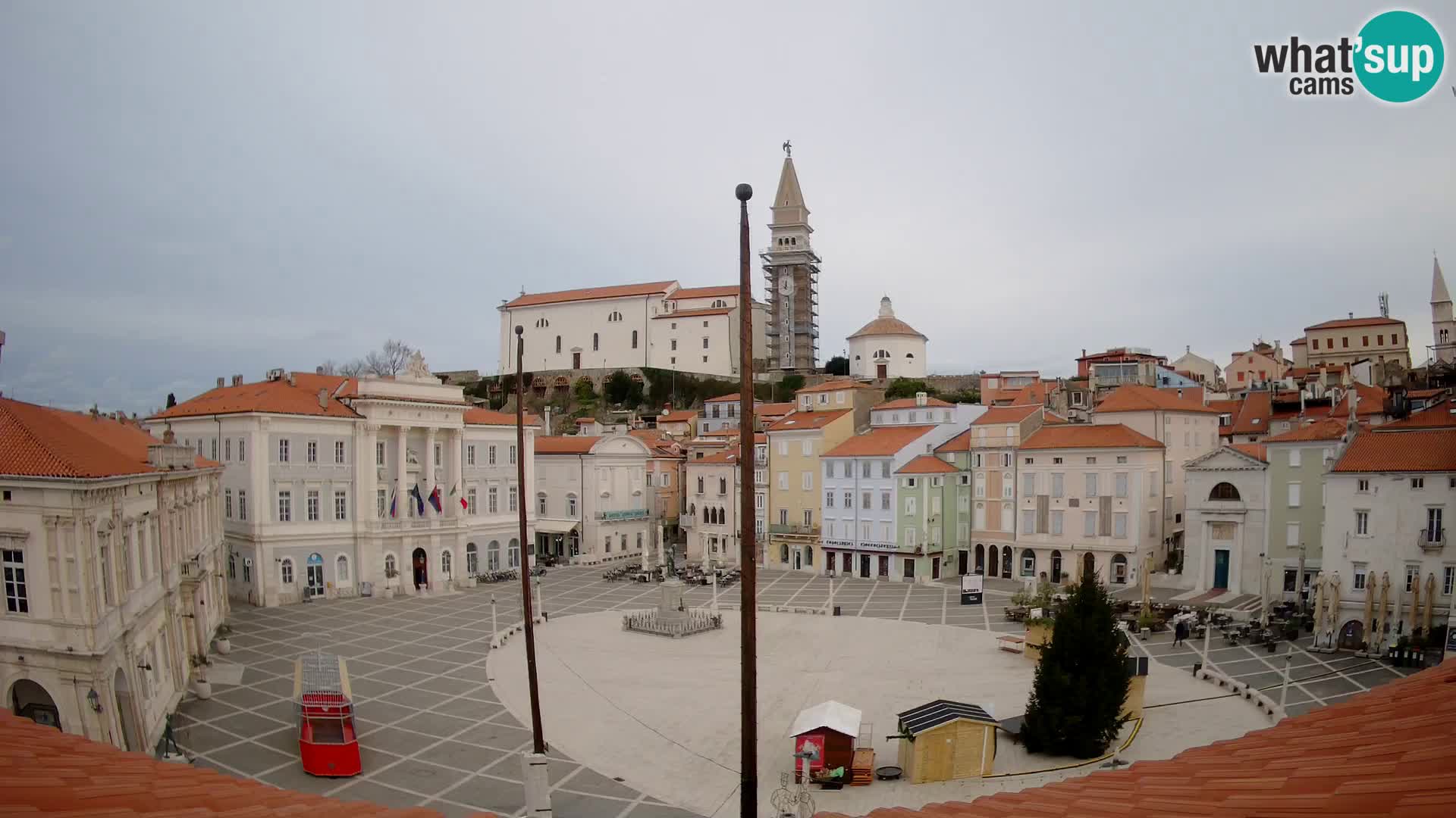 Webcam Piran – Tartini platz – Art Hotel Tartini