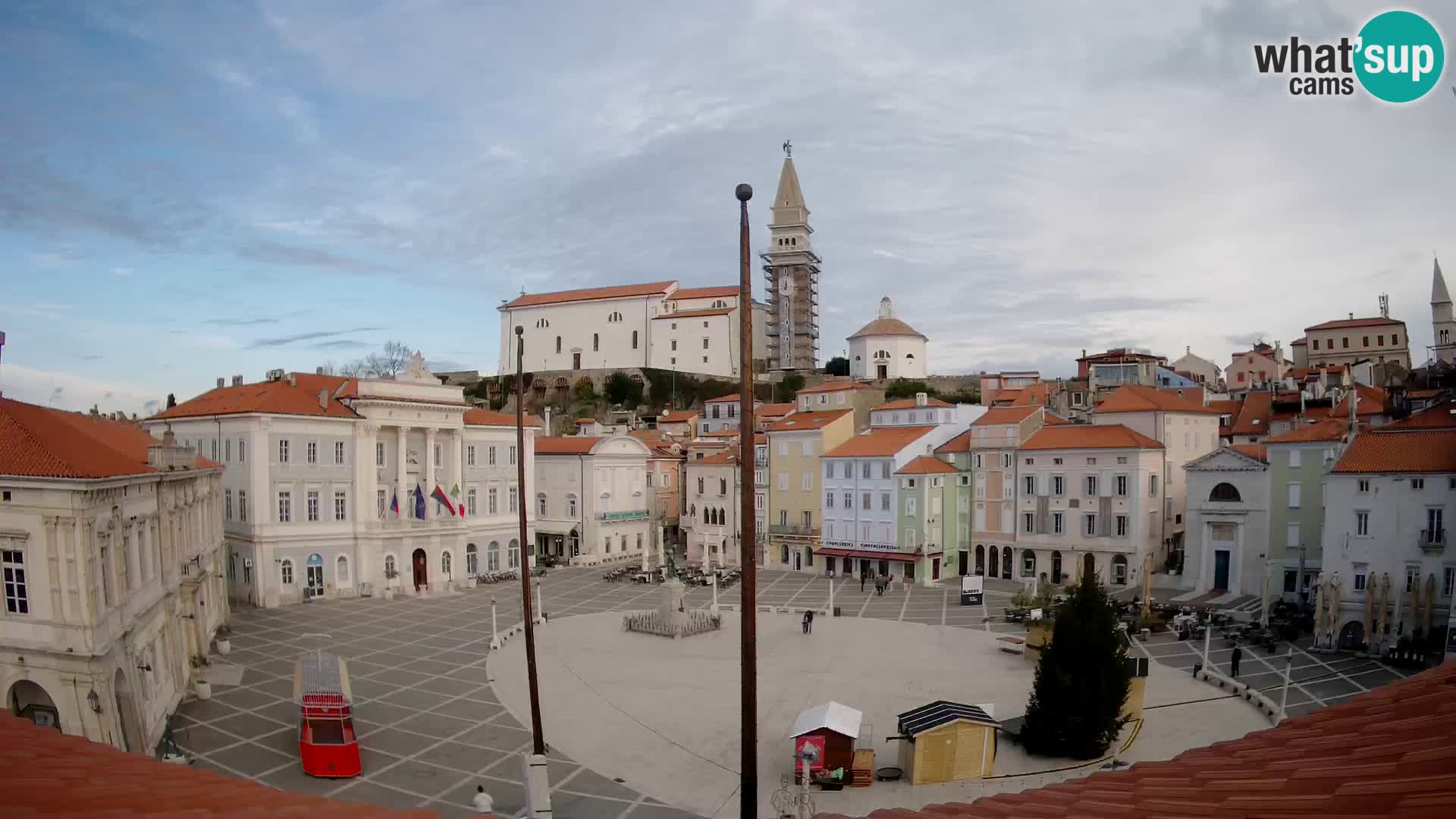 Webcam Piran – Plaza Tartini “Mestna Kavarna”