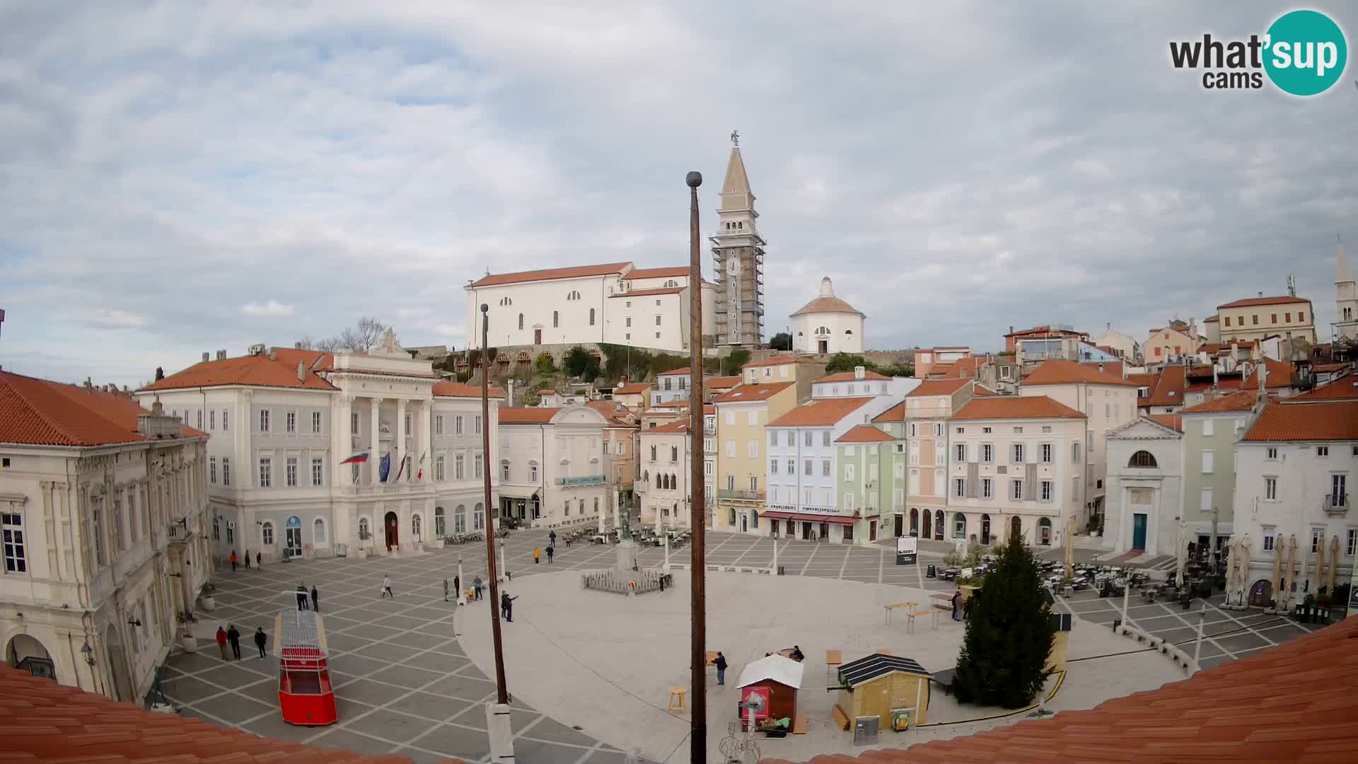 Webcam Piran – Tartini platz – Art Hotel Tartini