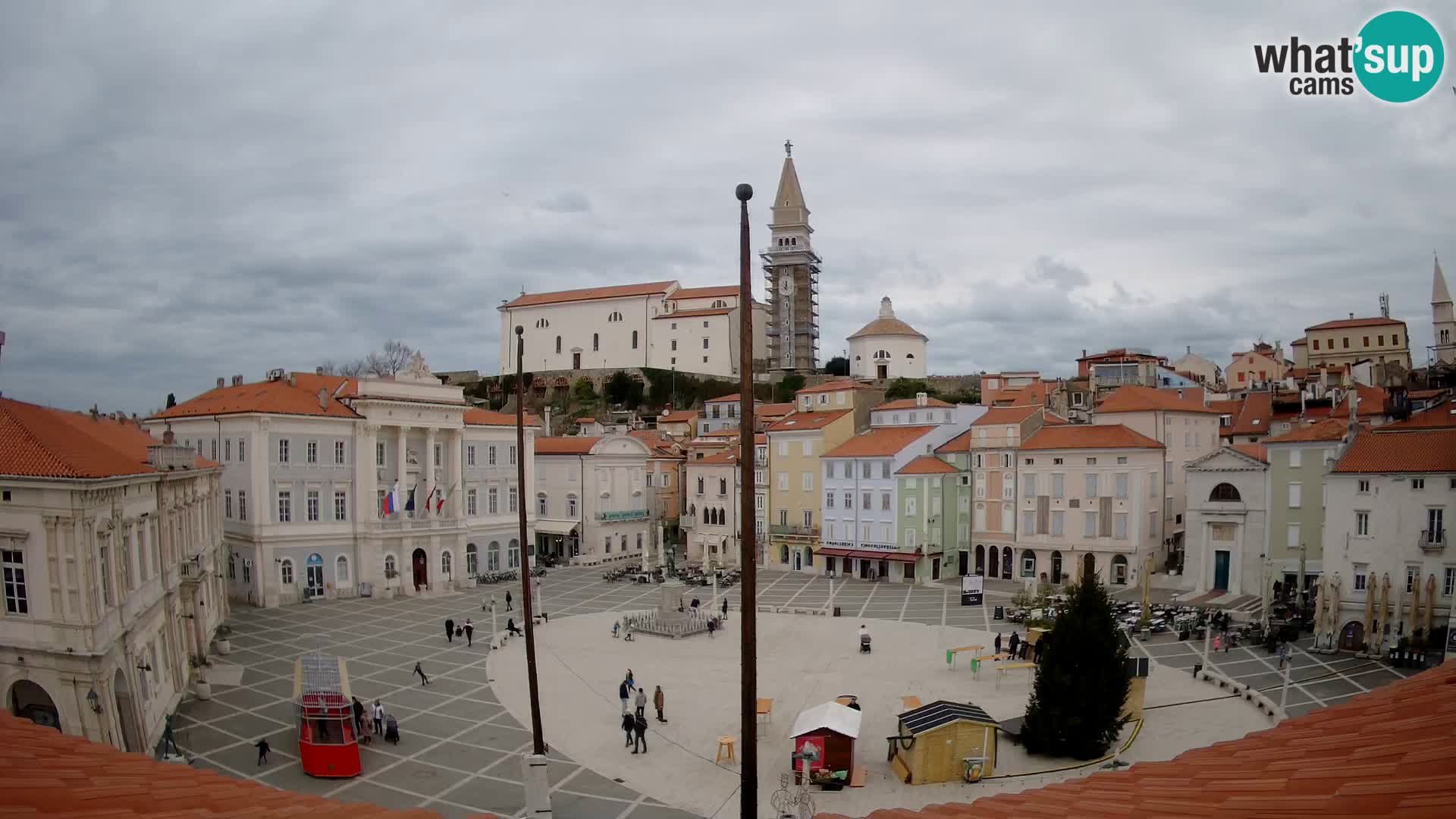 Webcam Piran – Plaza Tartini “Mestna Kavarna”