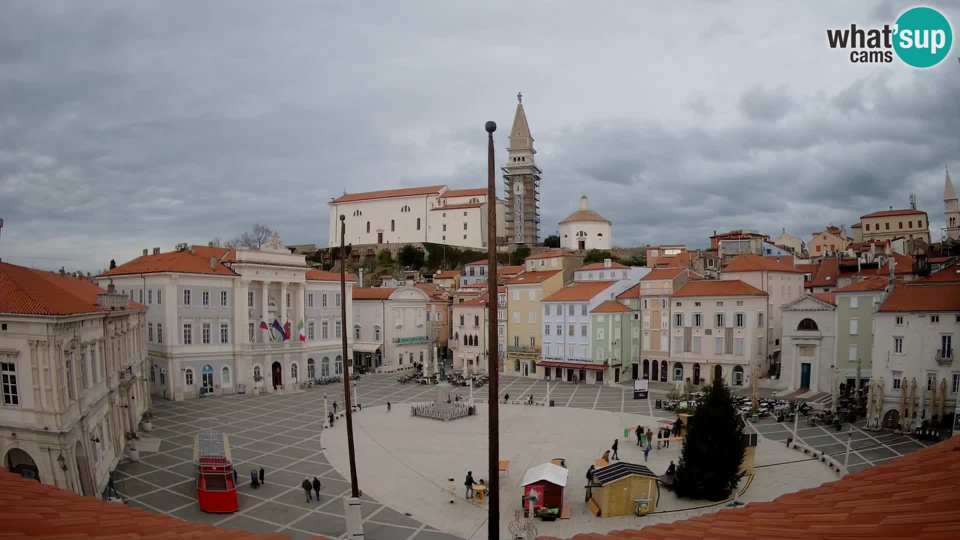 Webcam Piran – Plaza Tartini “Mestna Kavarna”