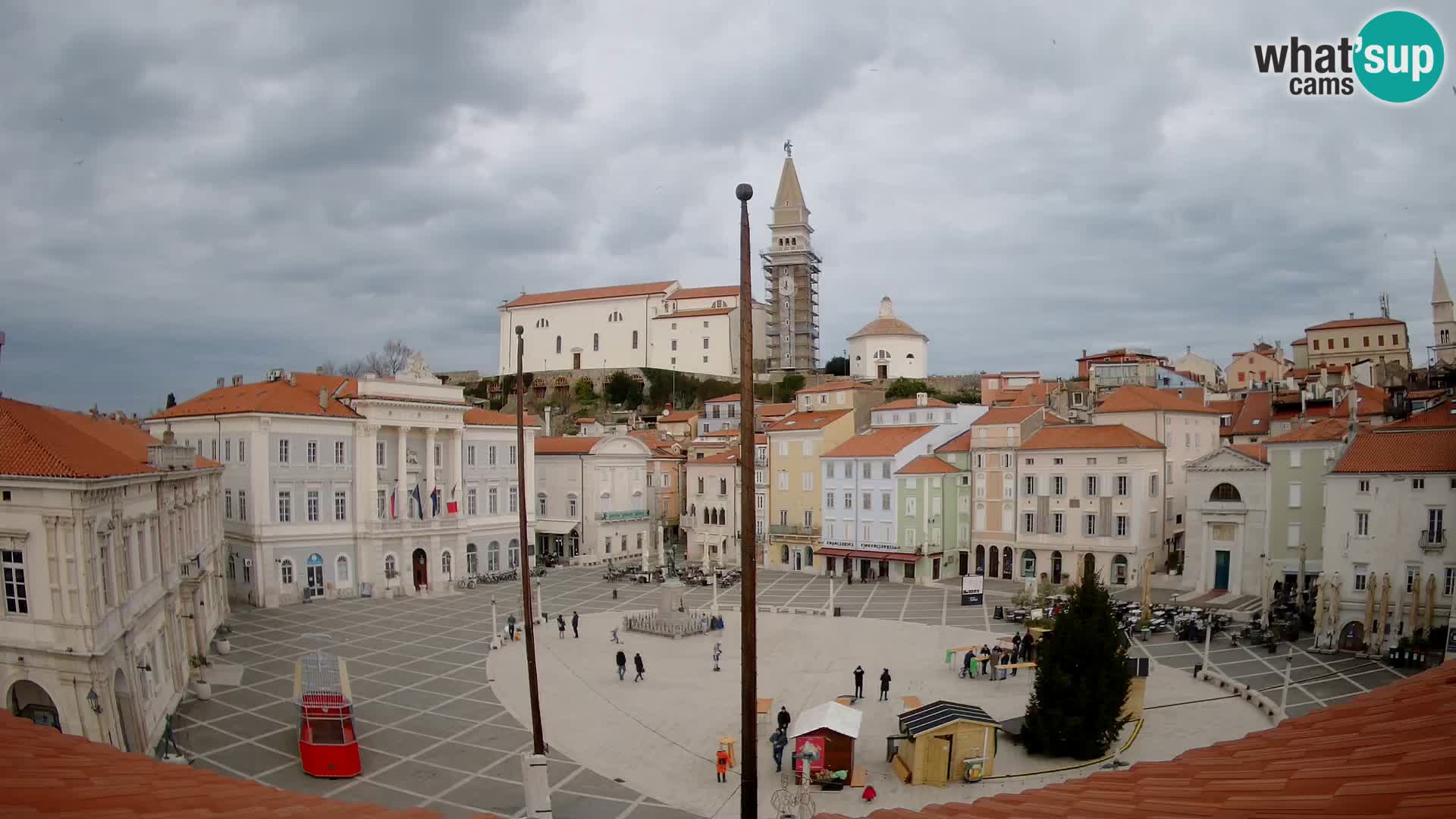 Webcam Piran – Plaza Tartini “Mestna Kavarna”