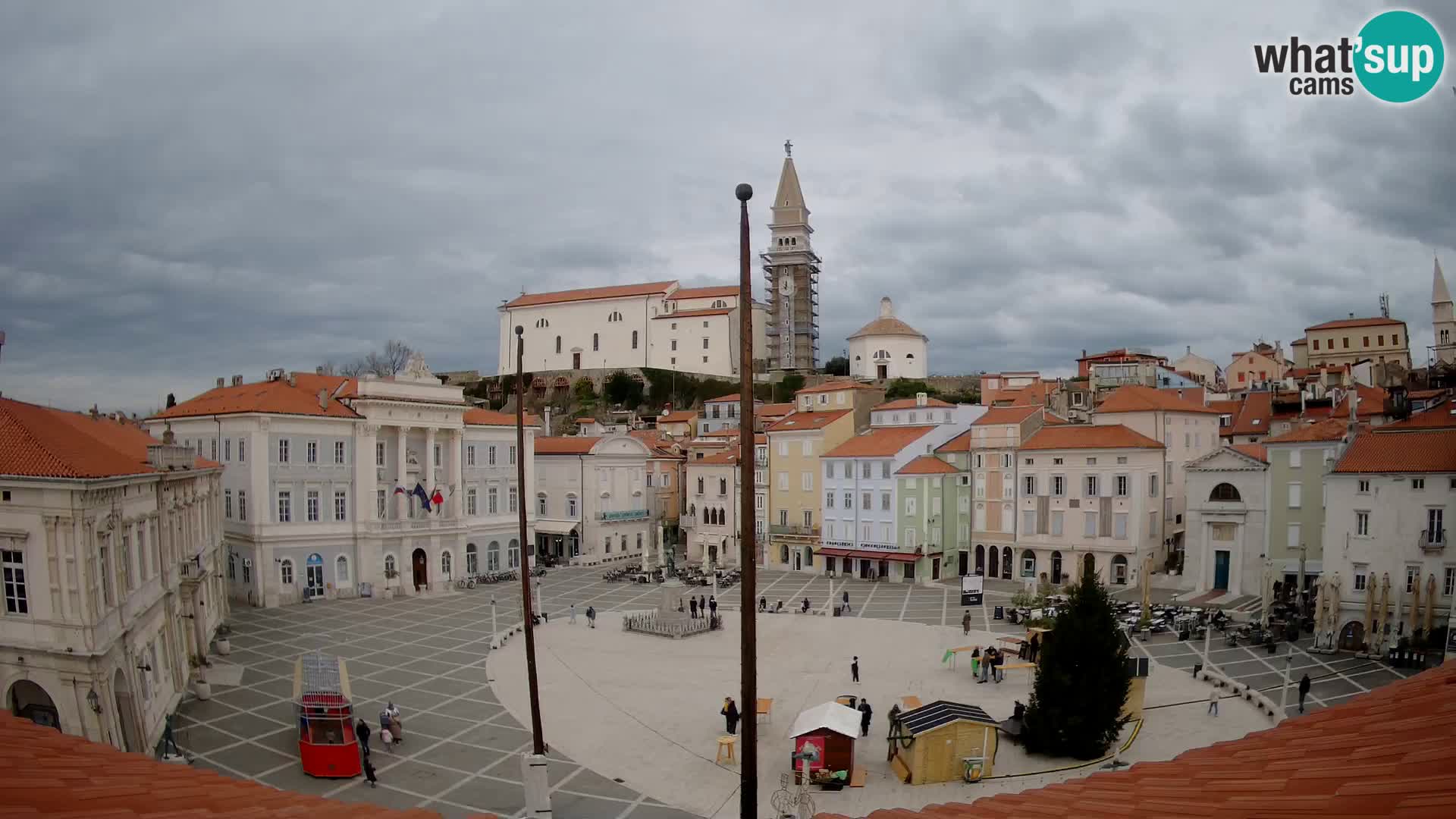 Webcam Piran – Tartini platz – Art Hotel Tartini