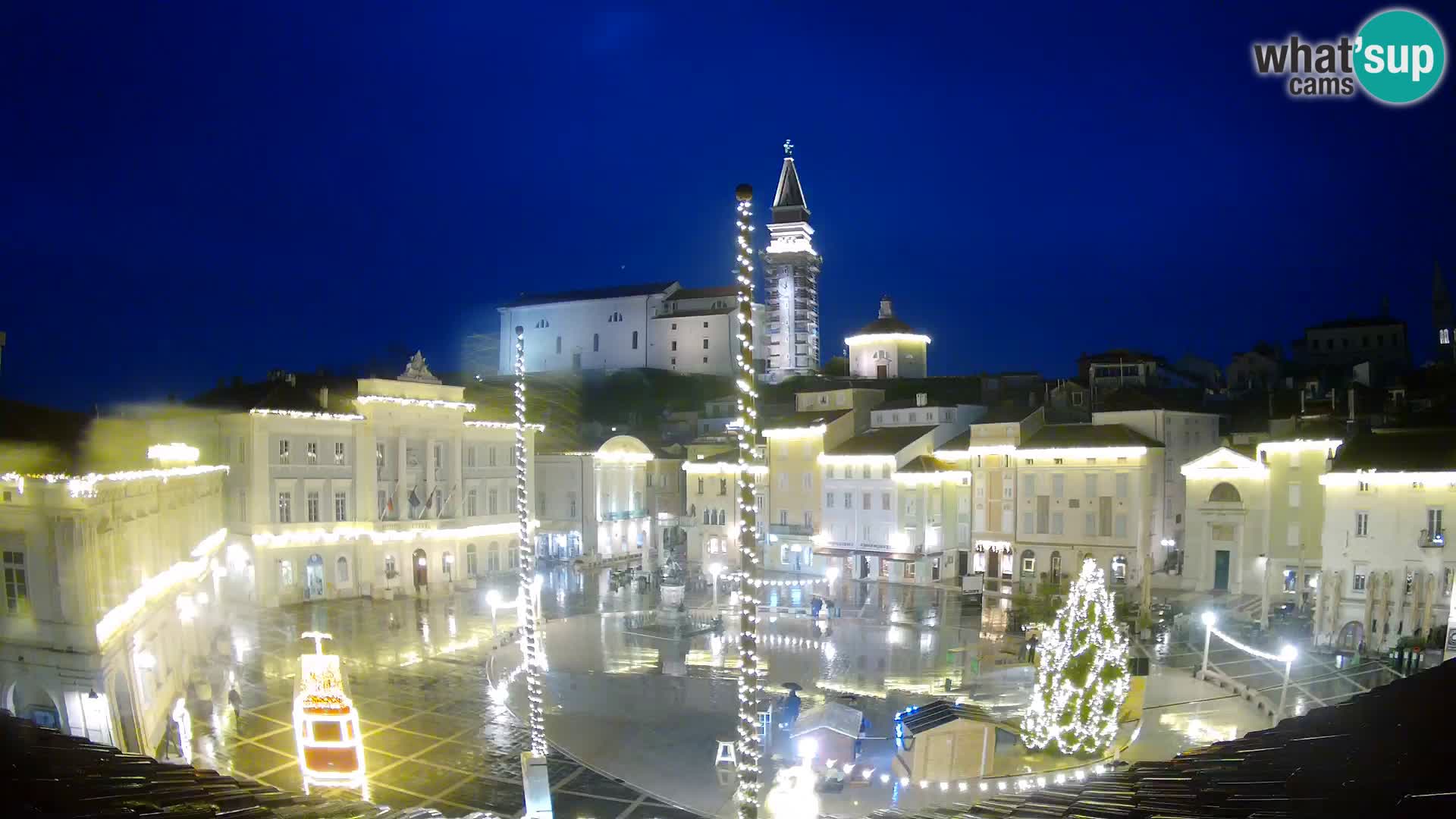 Live Webcam Piran – Tartini square – Art Hotel