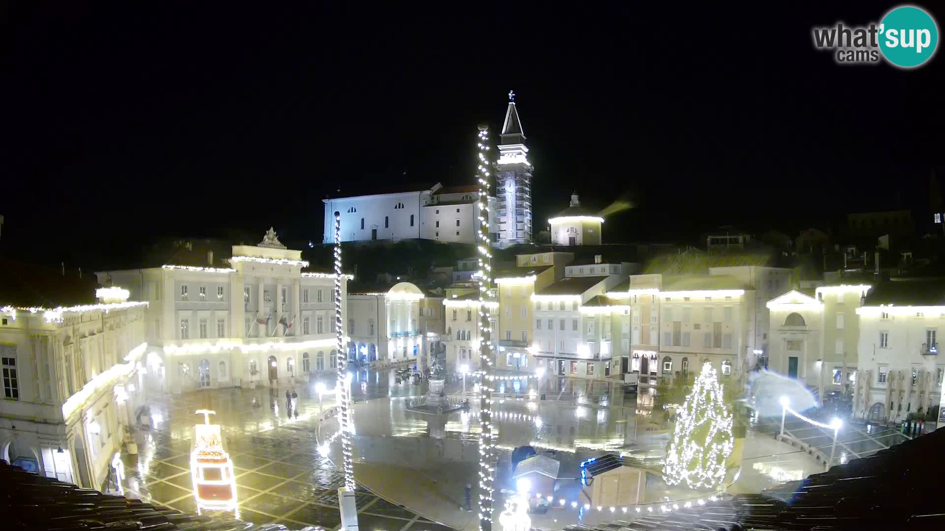 Webcam Piran – Plaza Tartini “Mestna Kavarna”