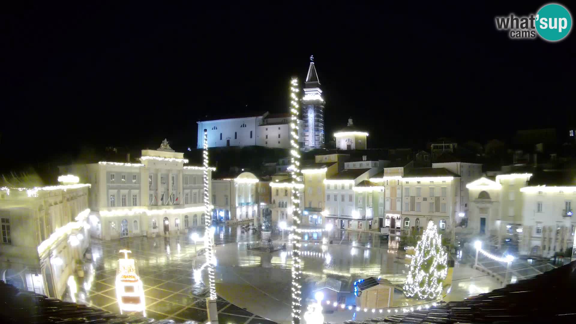 Live Webcam Piran – Tartini square – Art Hotel