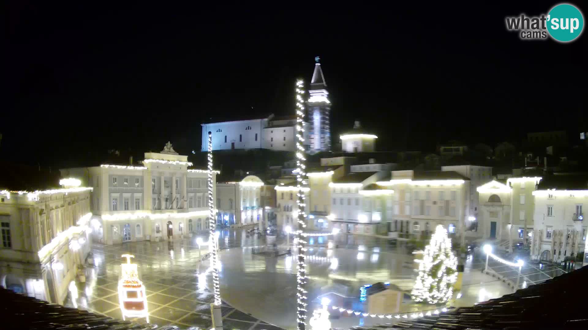 Webcam Live Piran – Carre Tartini “Mestna Kavarna”