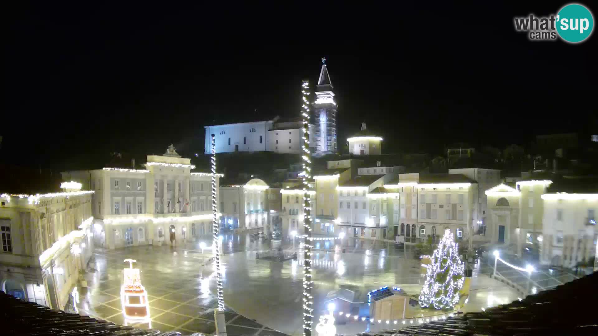 Webcam Live Piran – Carre Tartini “Mestna Kavarna”