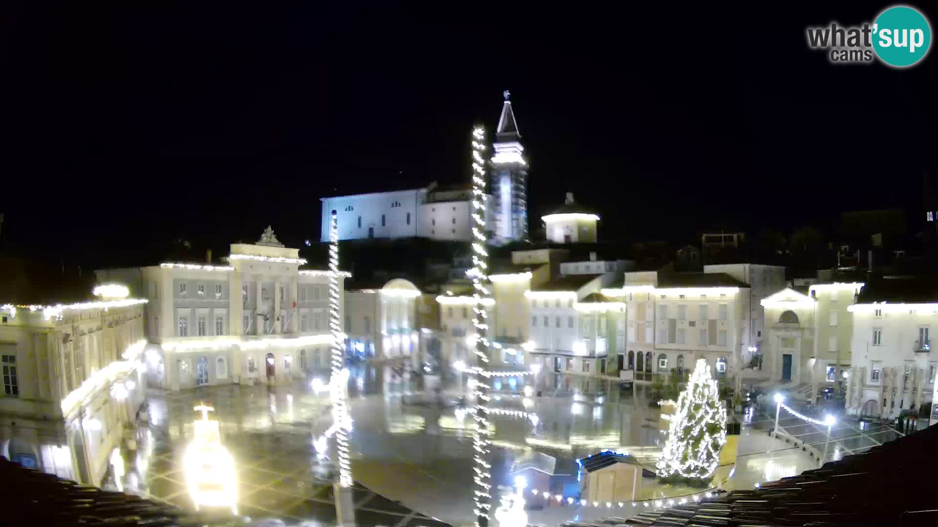 Webcam Piran – Plaza Tartini “Mestna Kavarna”