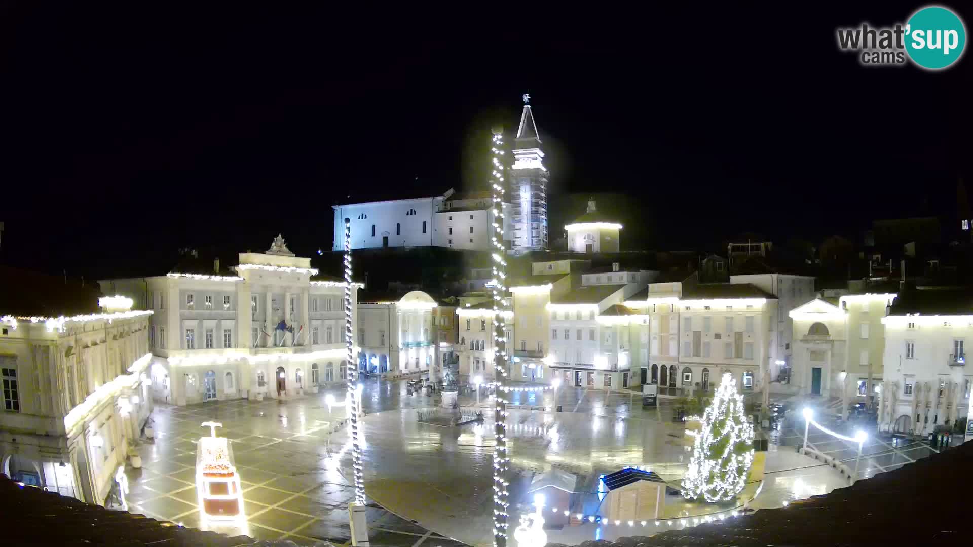 Webcam Piran – Plaza Tartini “Mestna Kavarna”