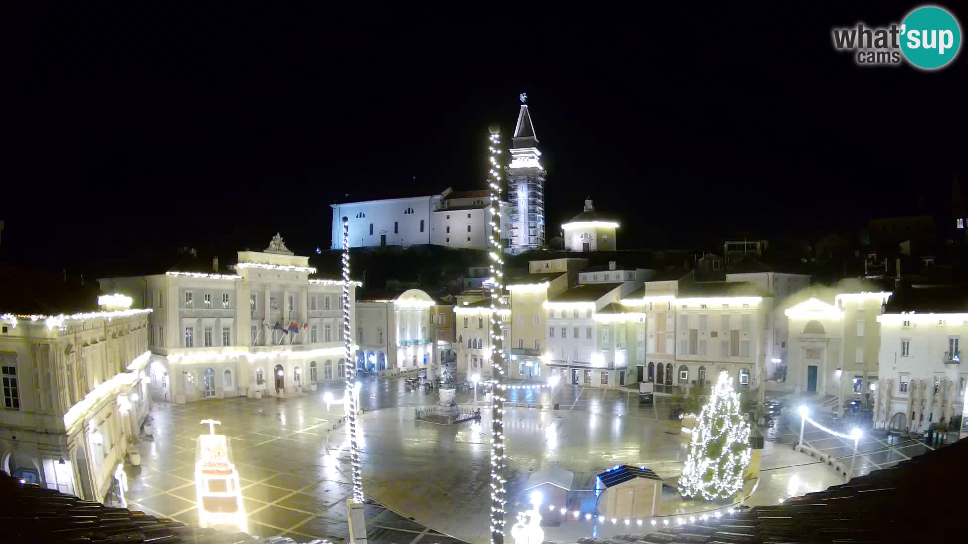 Webcam Piran – Plaza Tartini “Mestna Kavarna”