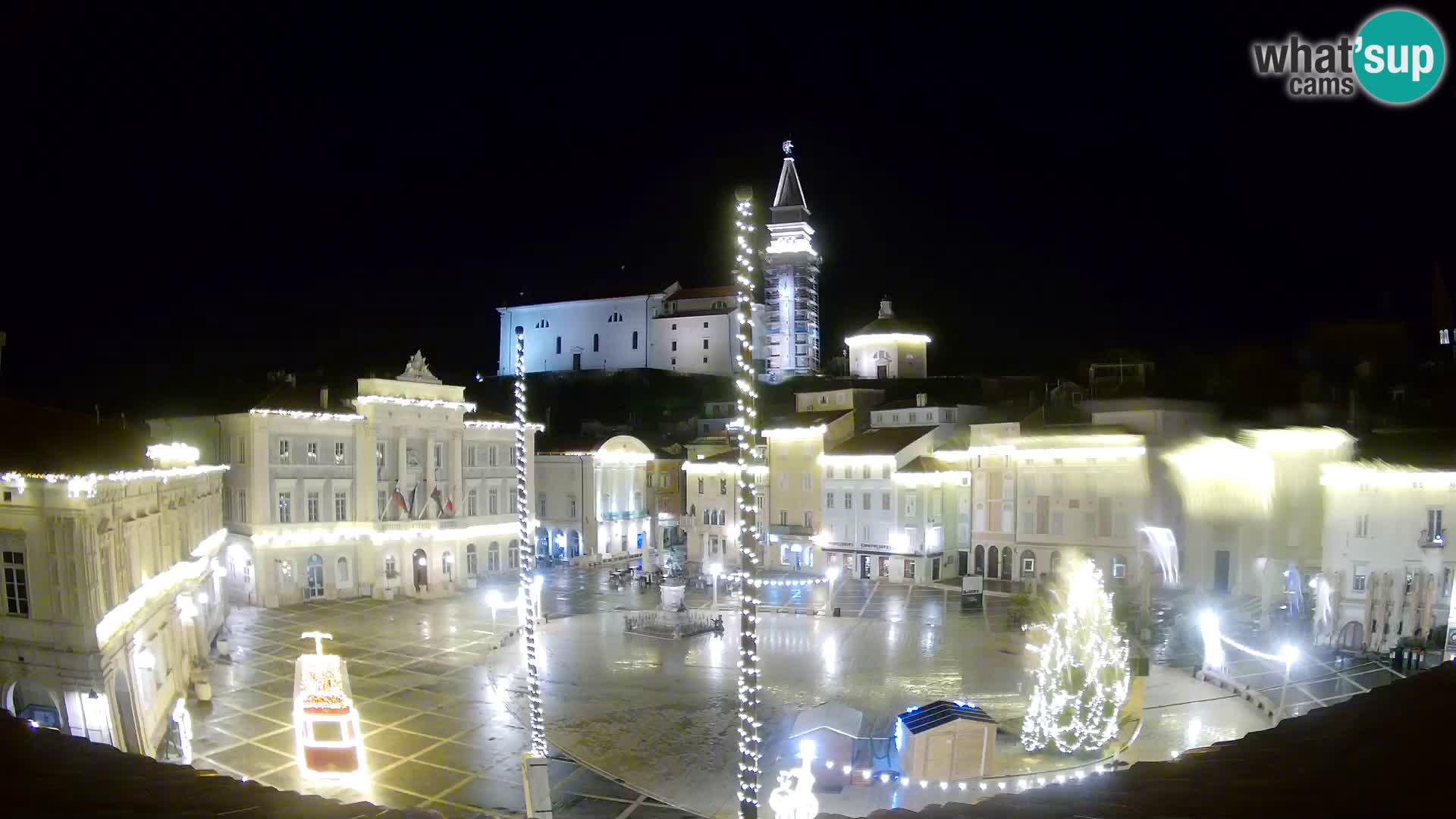 Webcam Live Piran – Carre Tartini “Mestna Kavarna”