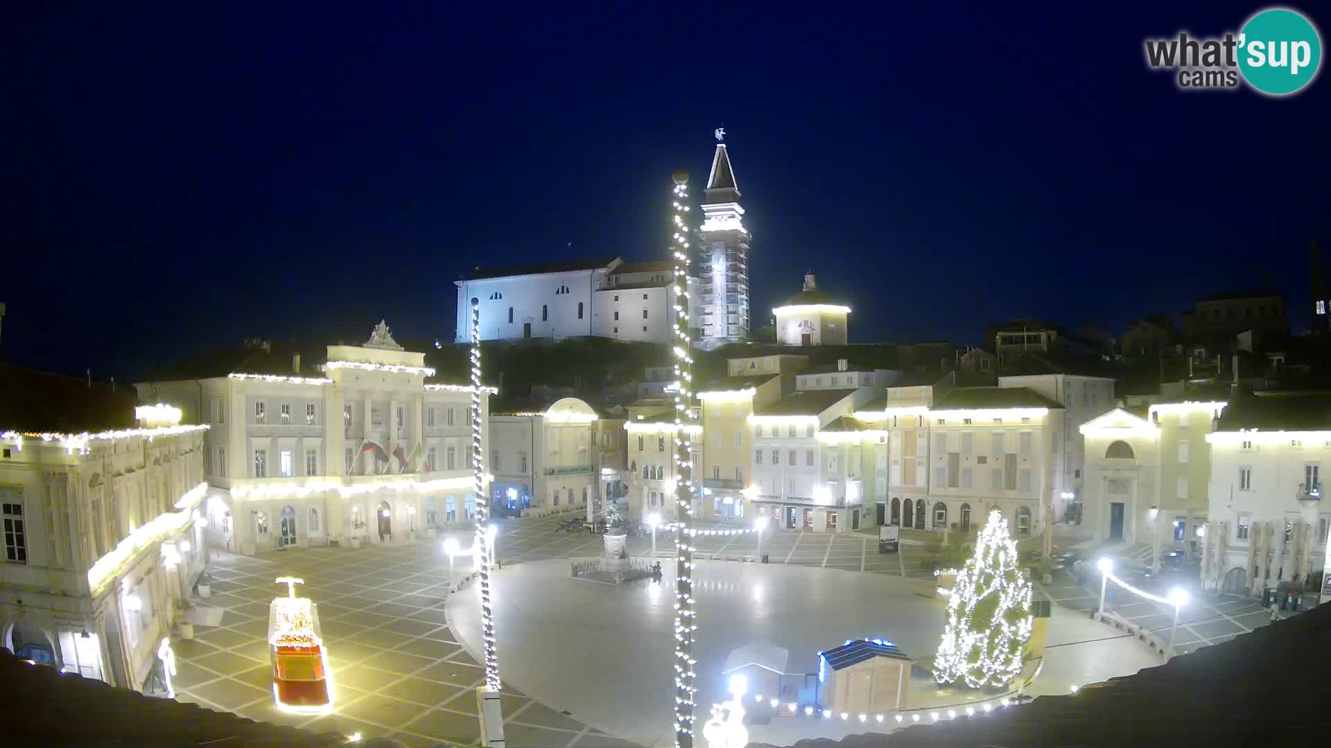 Webcam Live Piran – Carre Tartini “Mestna Kavarna”