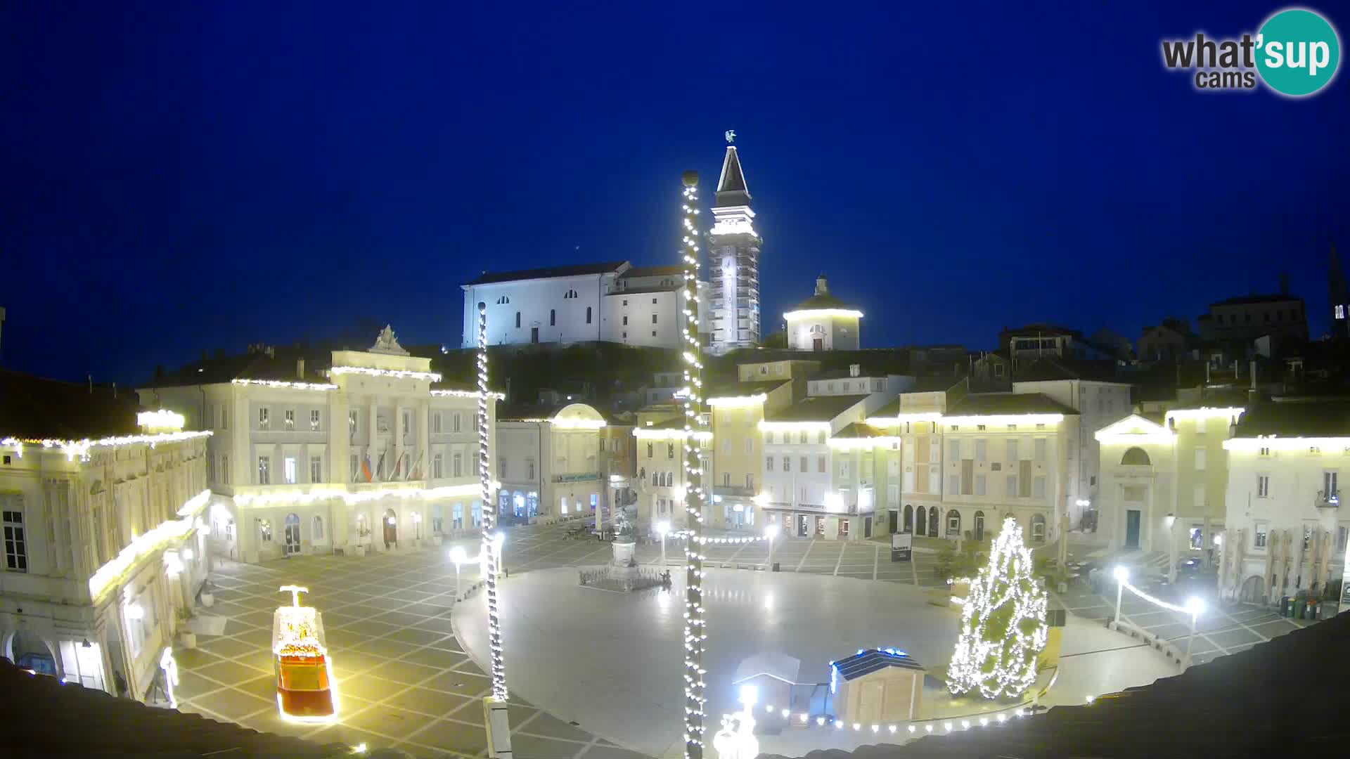 Webcam Live Piran – Carre Tartini “Mestna Kavarna”