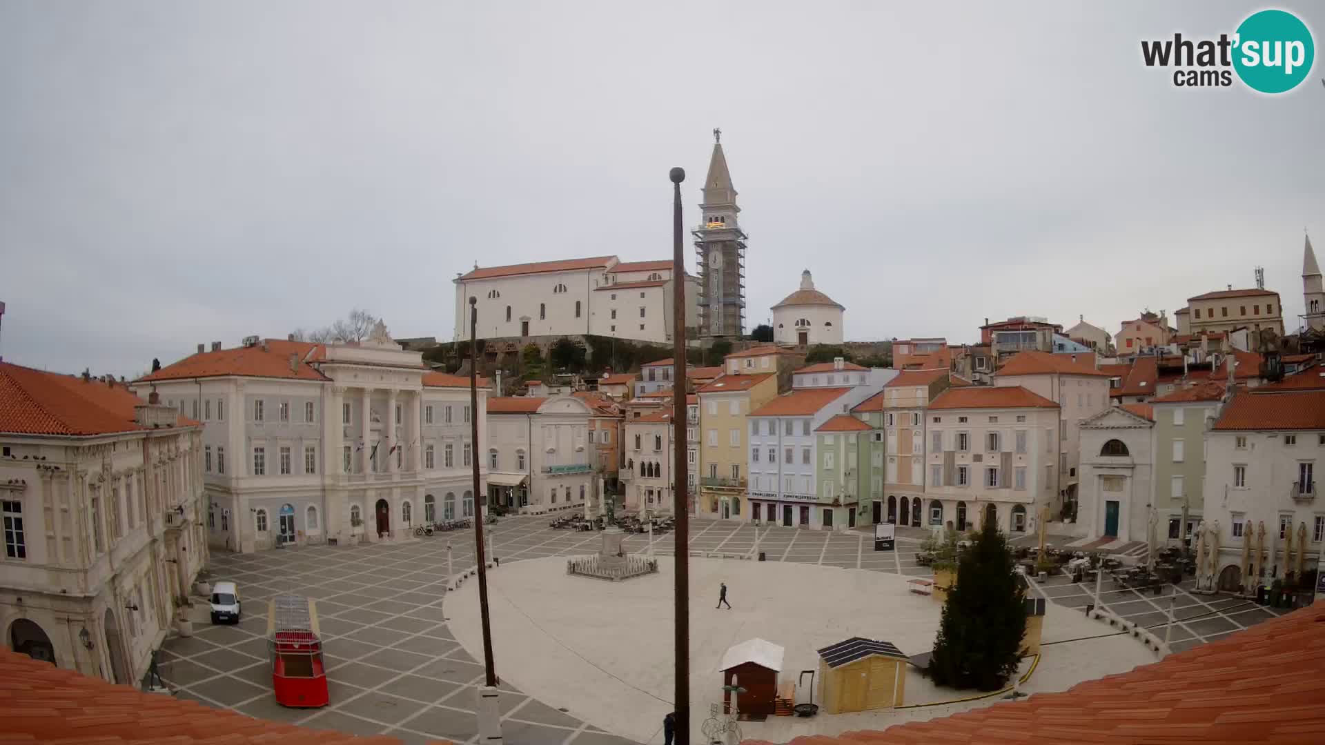 Live Webcam Piran – Tartini square – Art Hotel