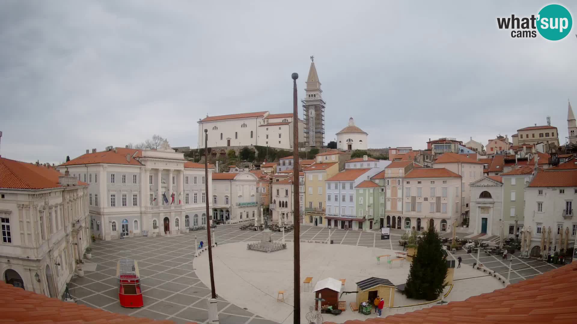 Webcam Piran – Plaza Tartini “Mestna Kavarna”