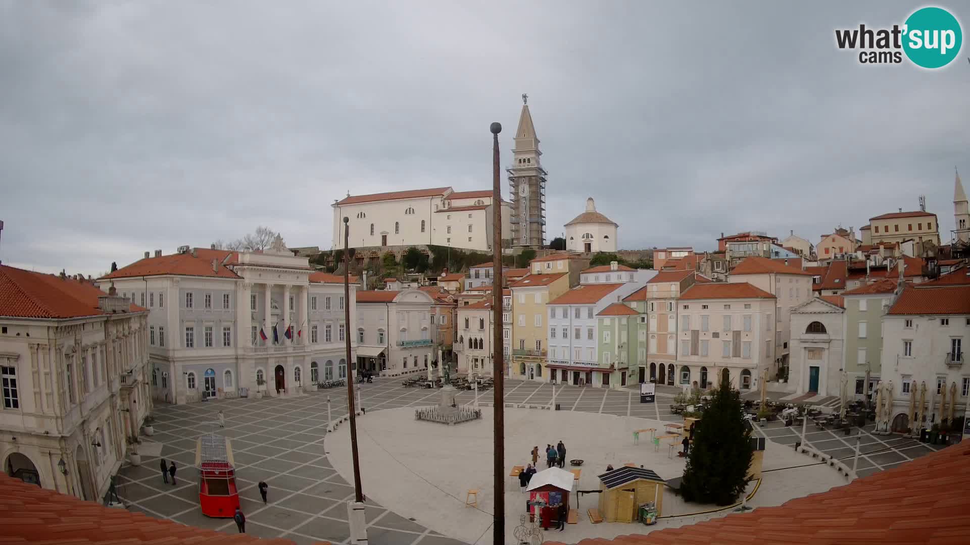 Live Webcam Piran – Tartini square – Art Hotel