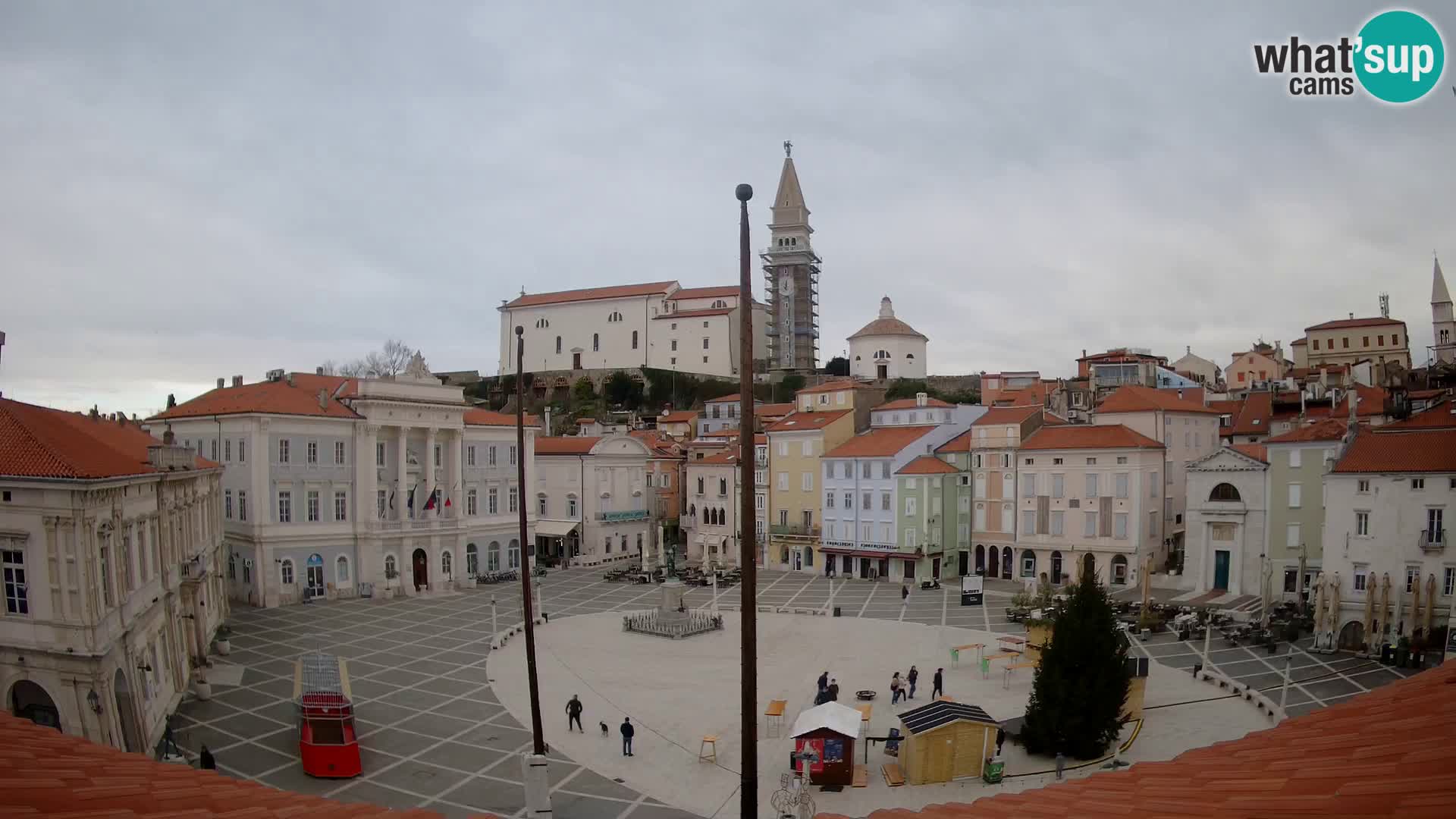 Webcam Live Piran – Carre Tartini “Mestna Kavarna”