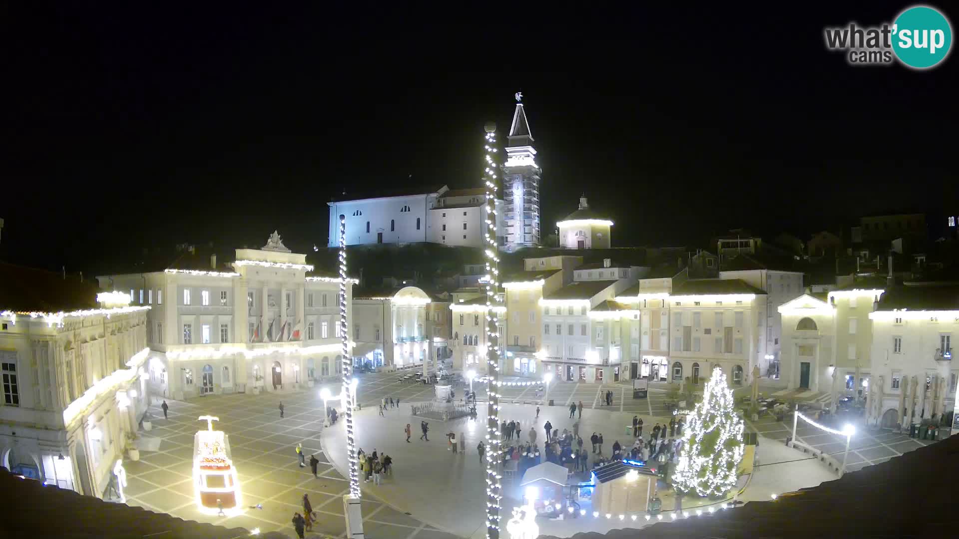 Webcam Piran – Plaza Tartini “Mestna Kavarna”