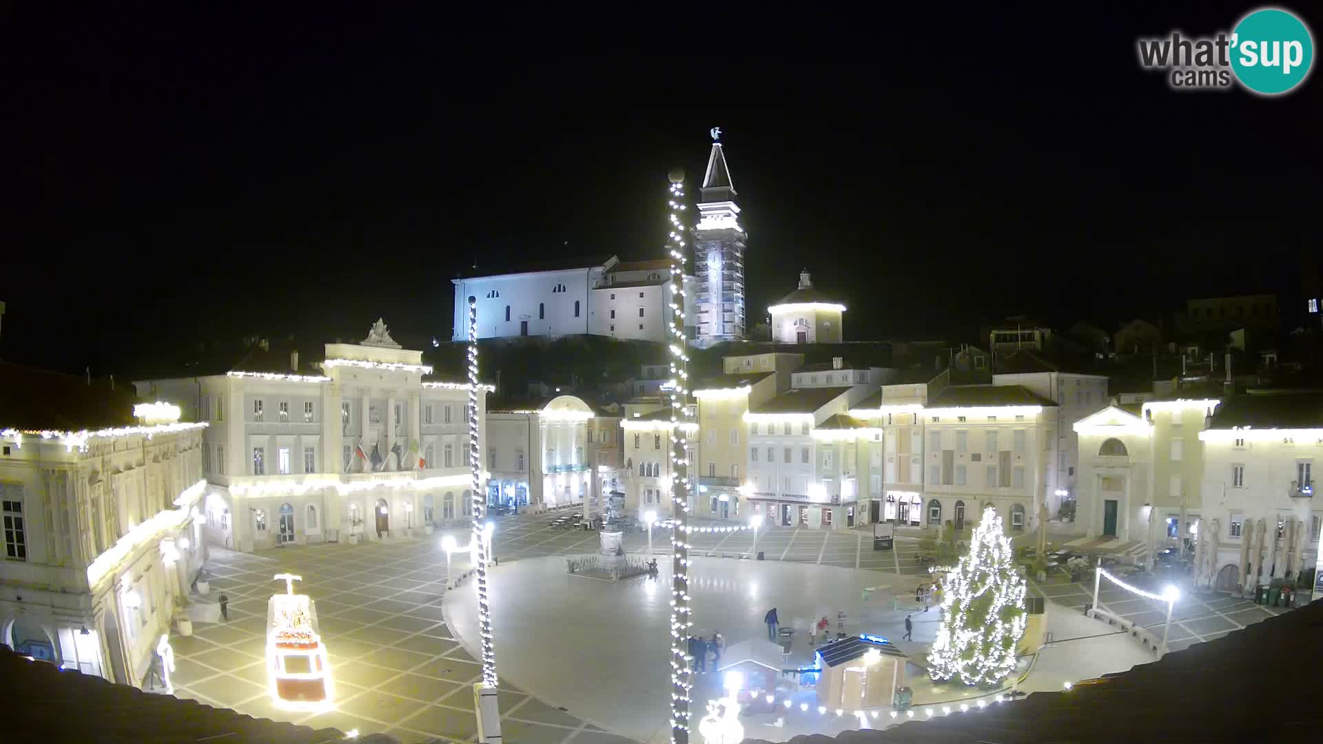 Webcam Live Piran – Carre Tartini “Mestna Kavarna”