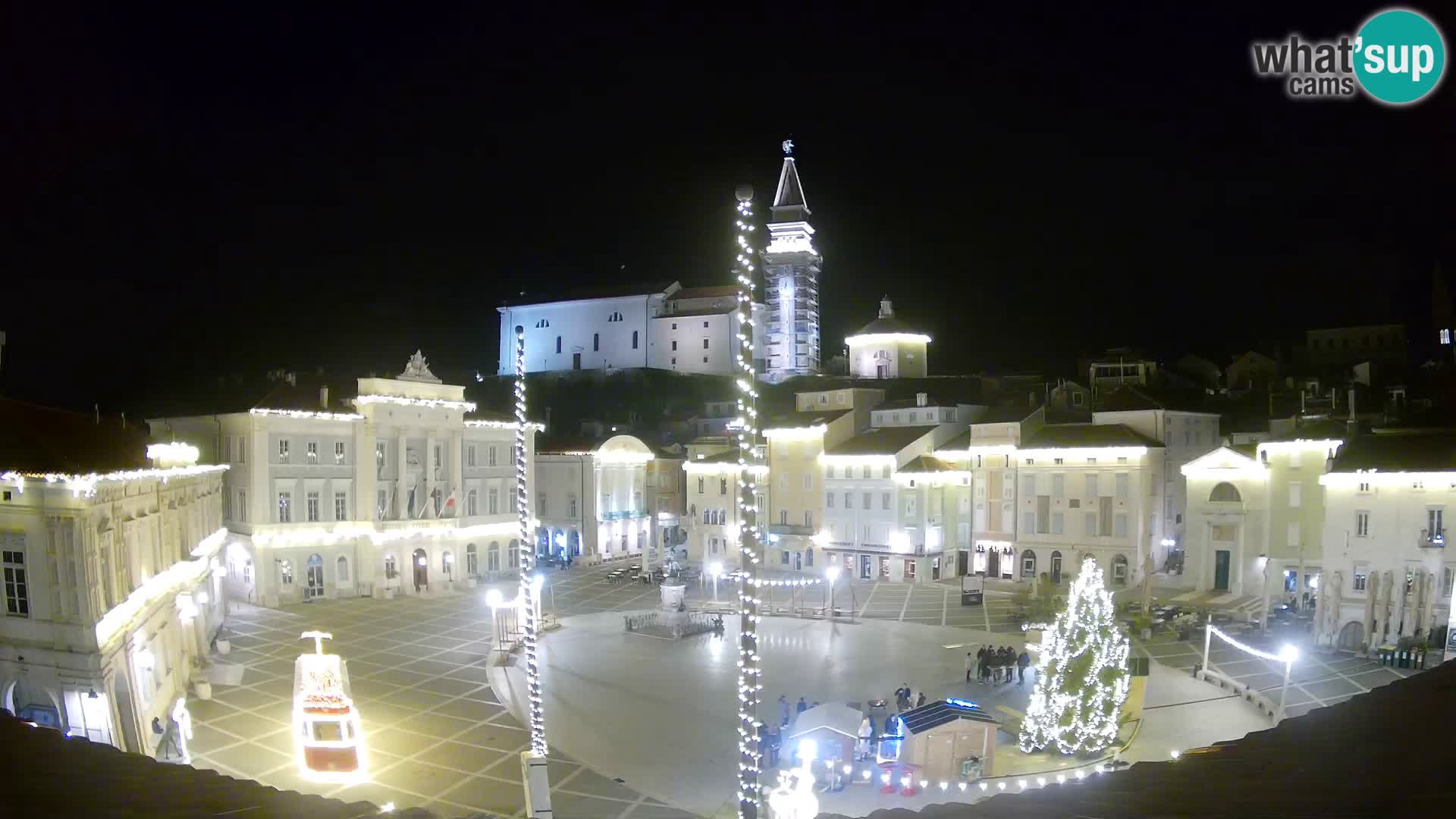 Webcam Pirano – Piazza Tartini dalla “Mestna Kavarna”