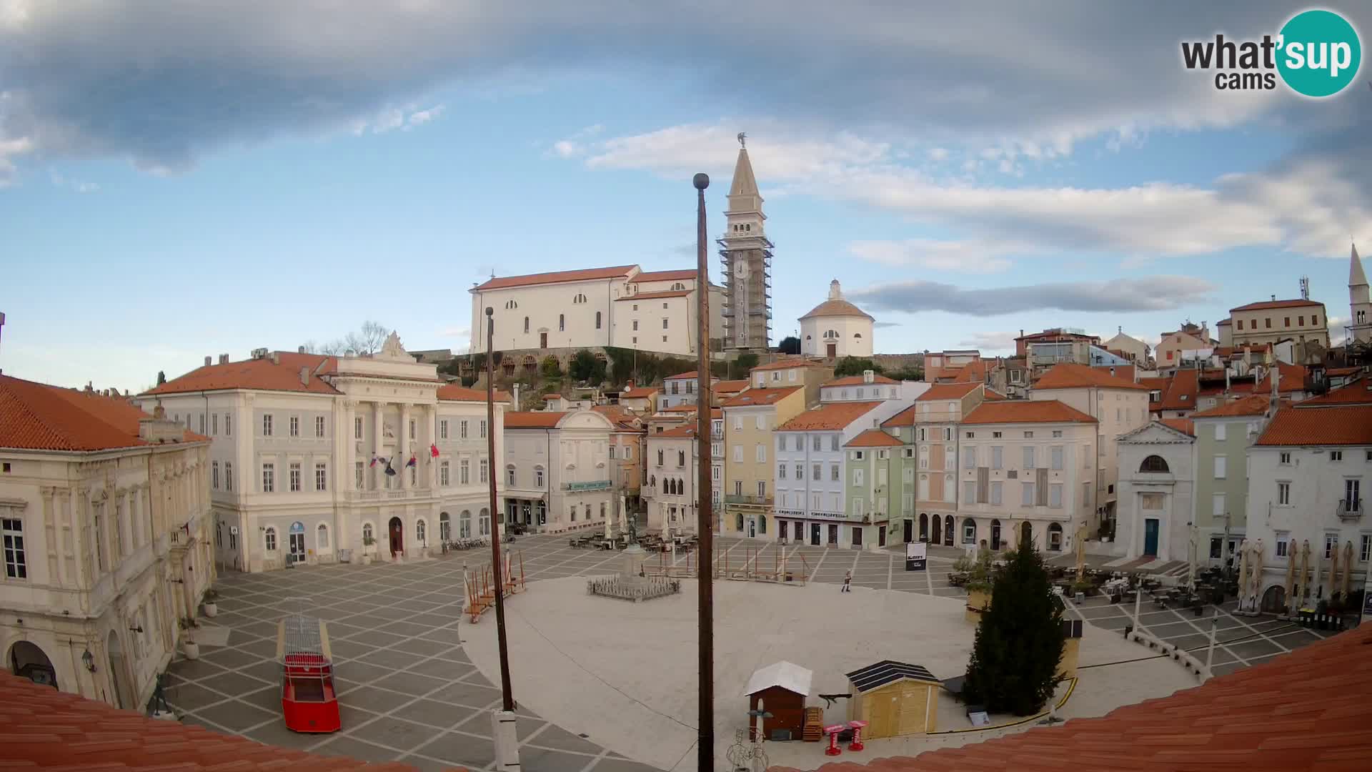 Live Webcam Piran – Tartini square – Art Hotel