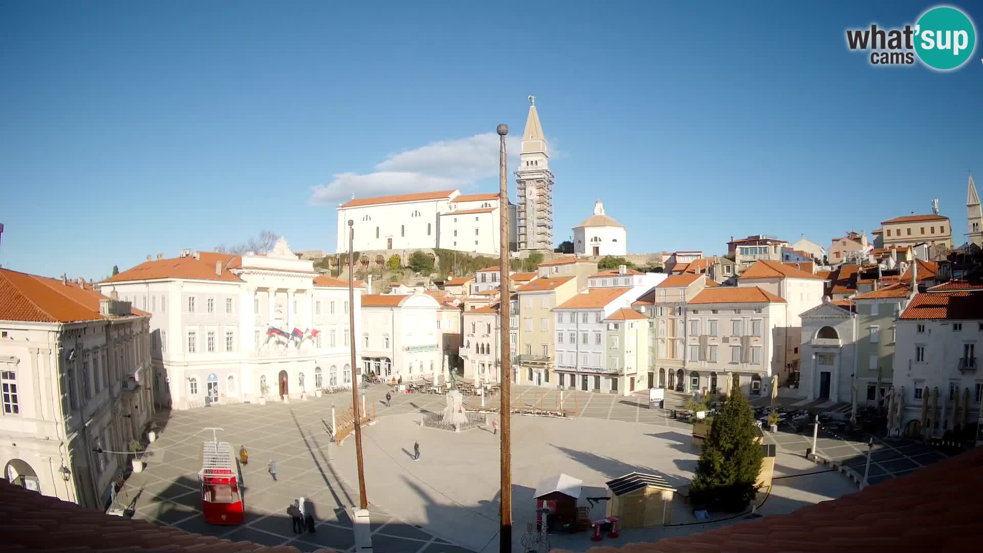 Webcam Live Piran – Carre Tartini “Mestna Kavarna”