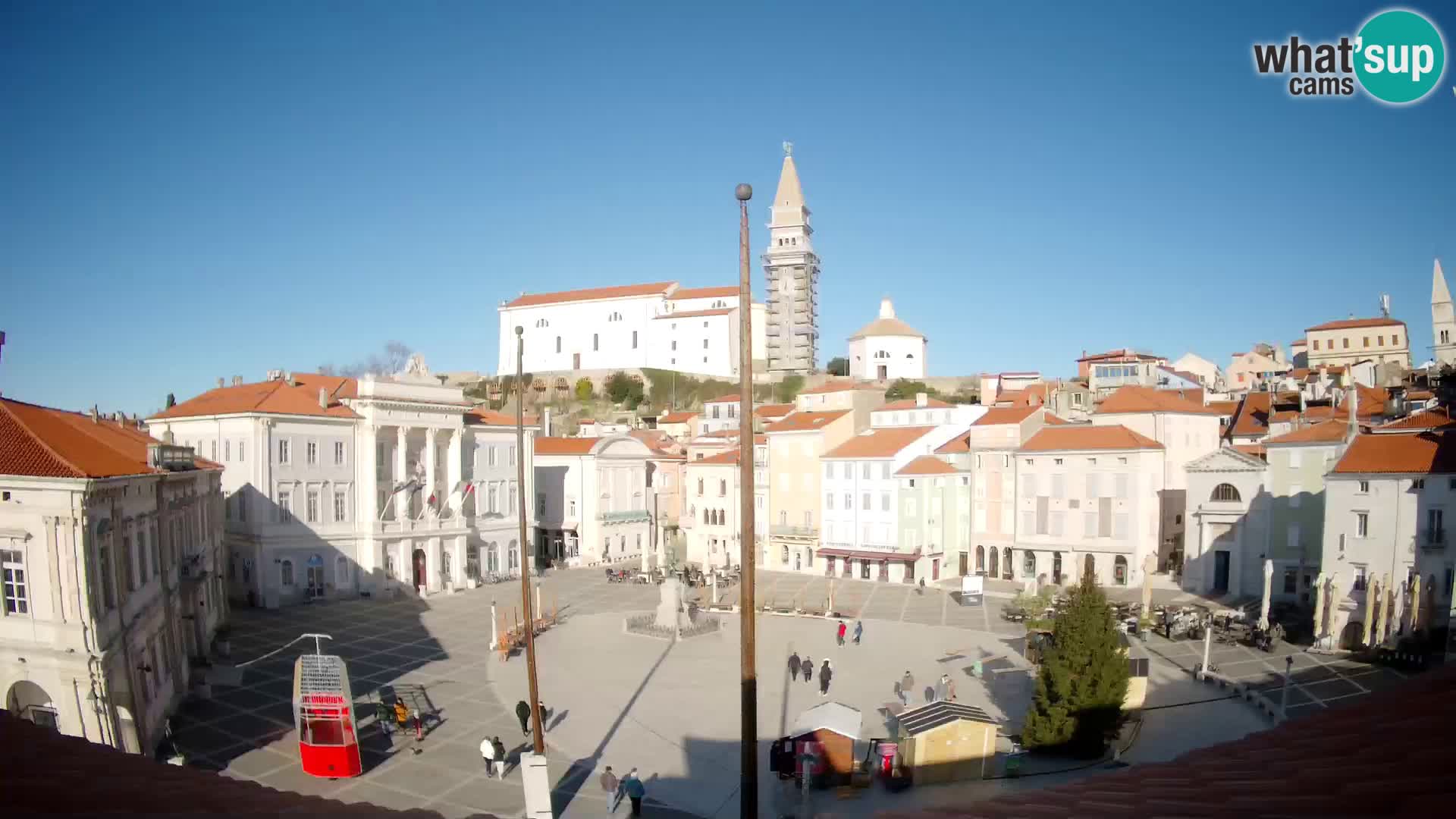 Webcam Piran – Tartini platz – Art Hotel Tartini