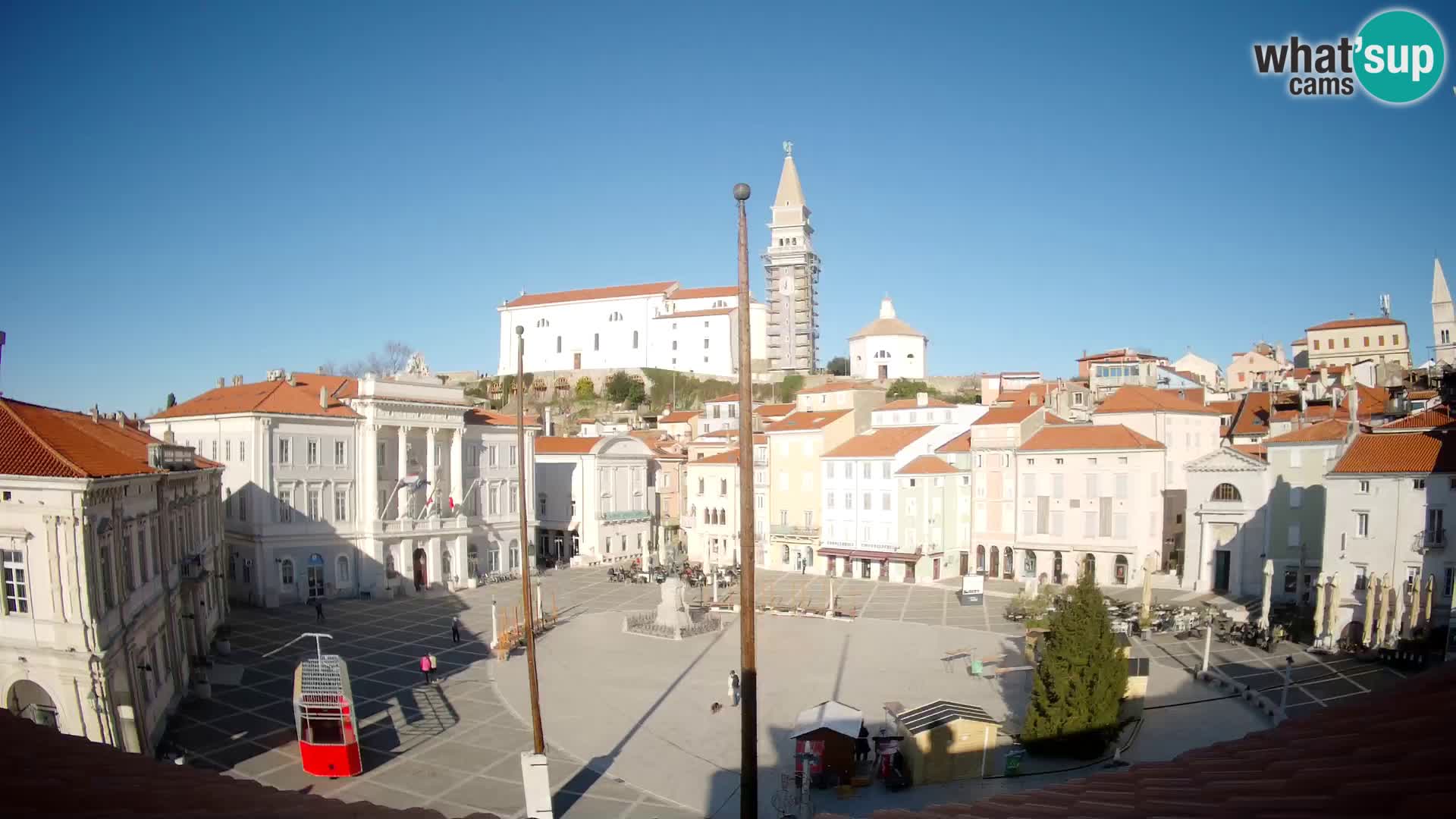 Live Webcam Piran – Tartini square – Art Hotel