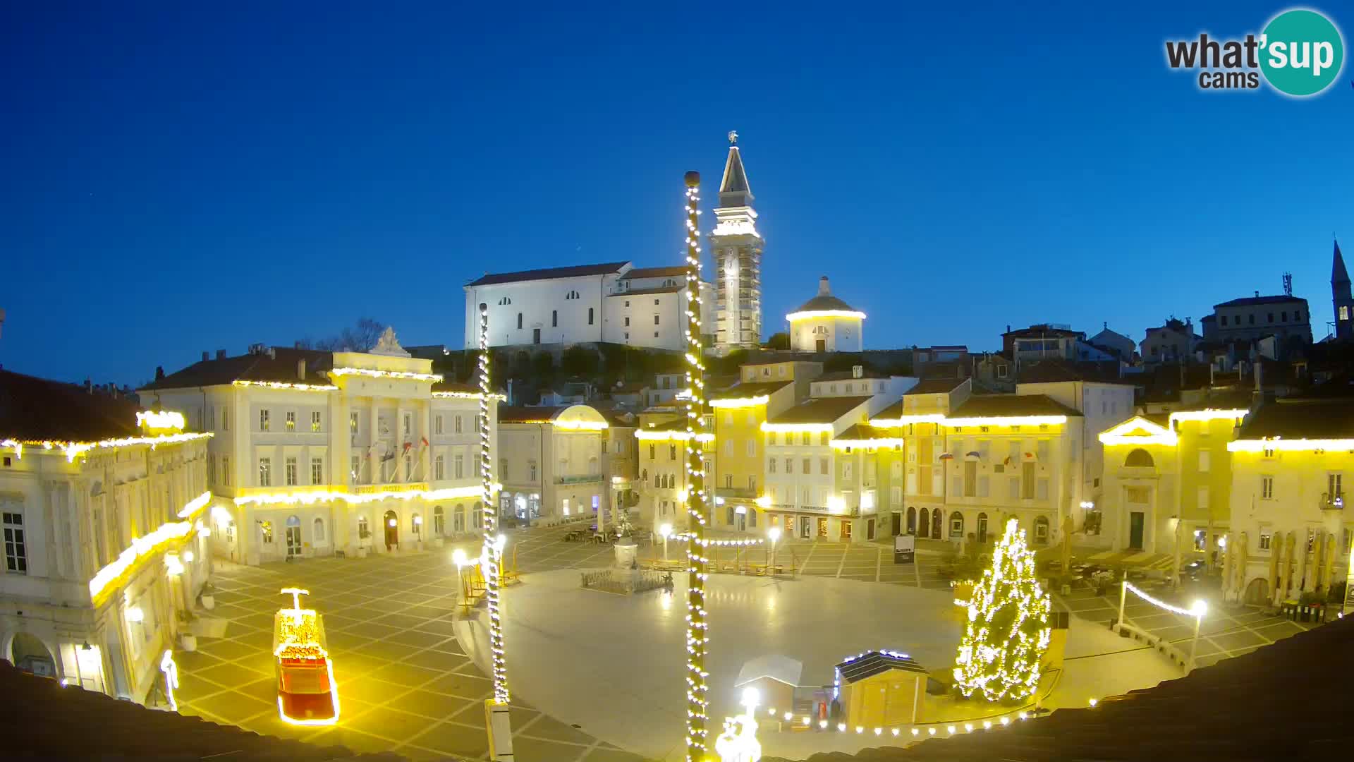 Webcam Piran – Plaza Tartini “Mestna Kavarna”