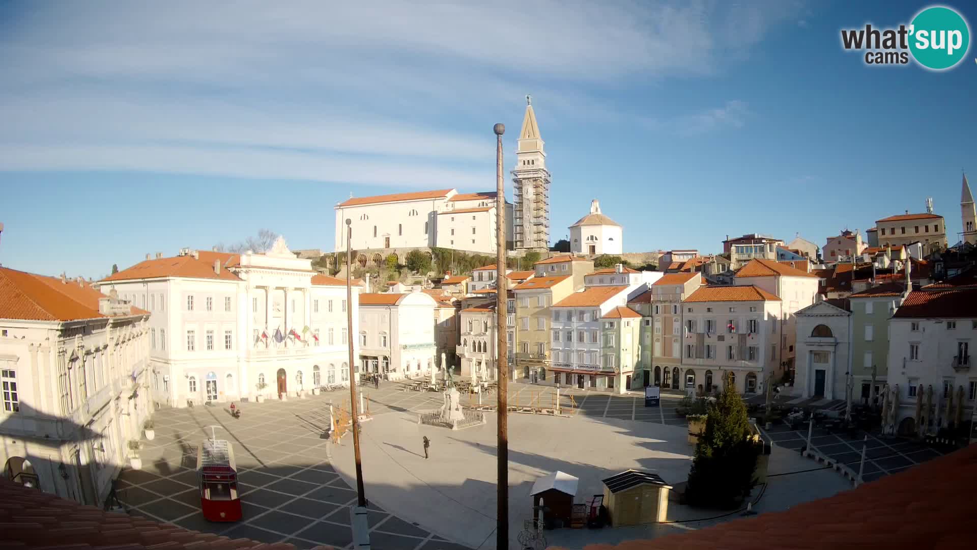 Webcam Piran – Plaza Tartini “Mestna Kavarna”