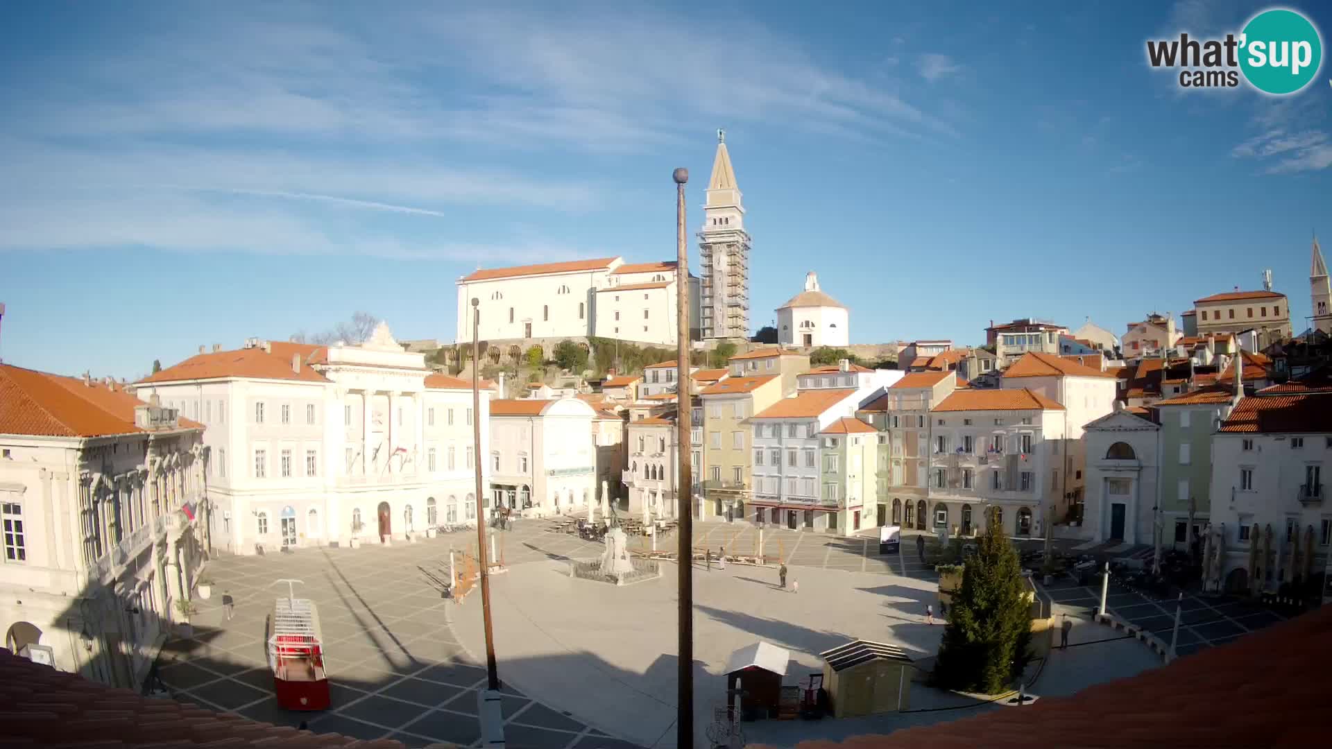 Webcam Live Piran – Carre Tartini “Mestna Kavarna”