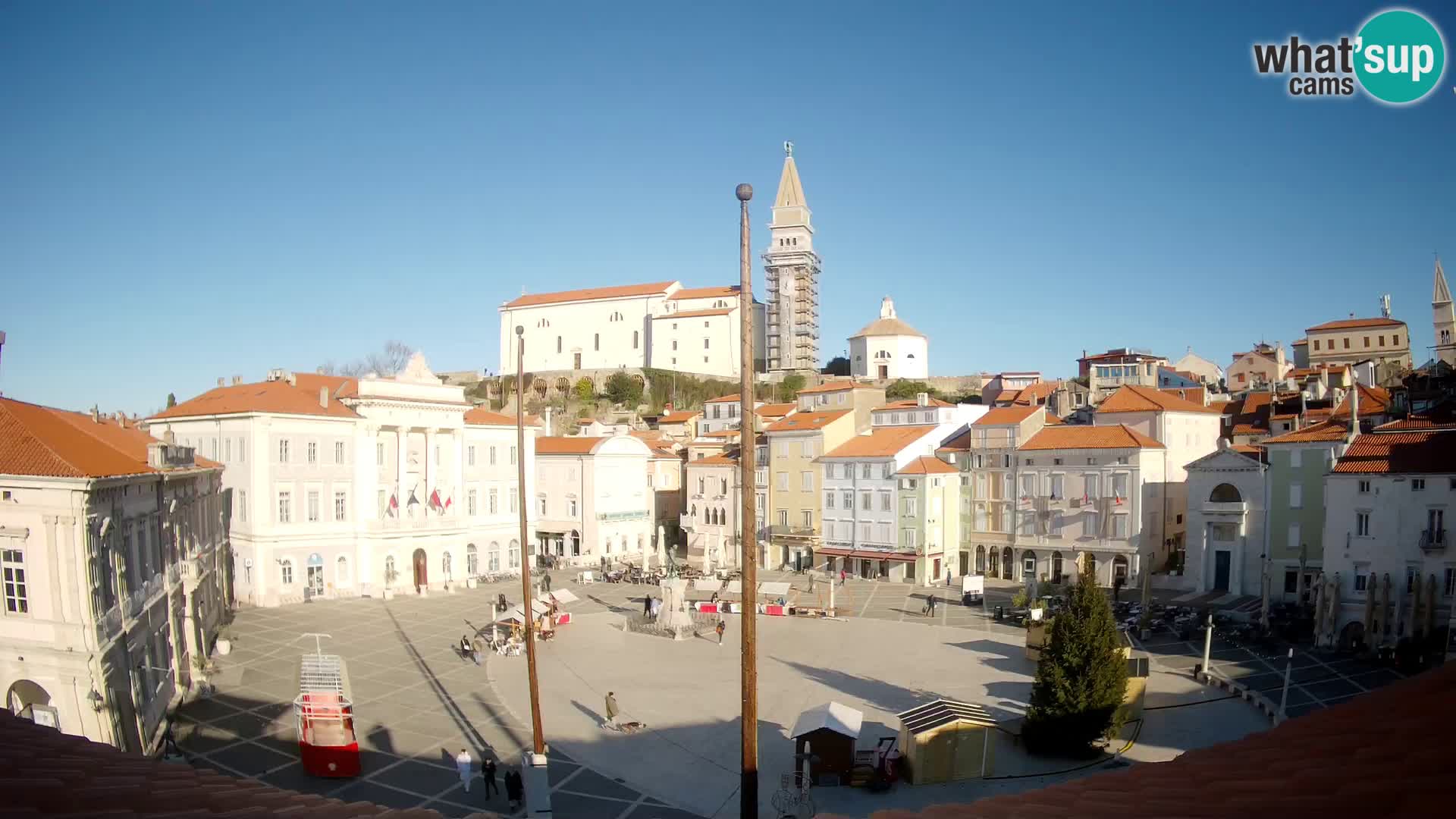 Live Webcam Piran – Tartini square – Art Hotel