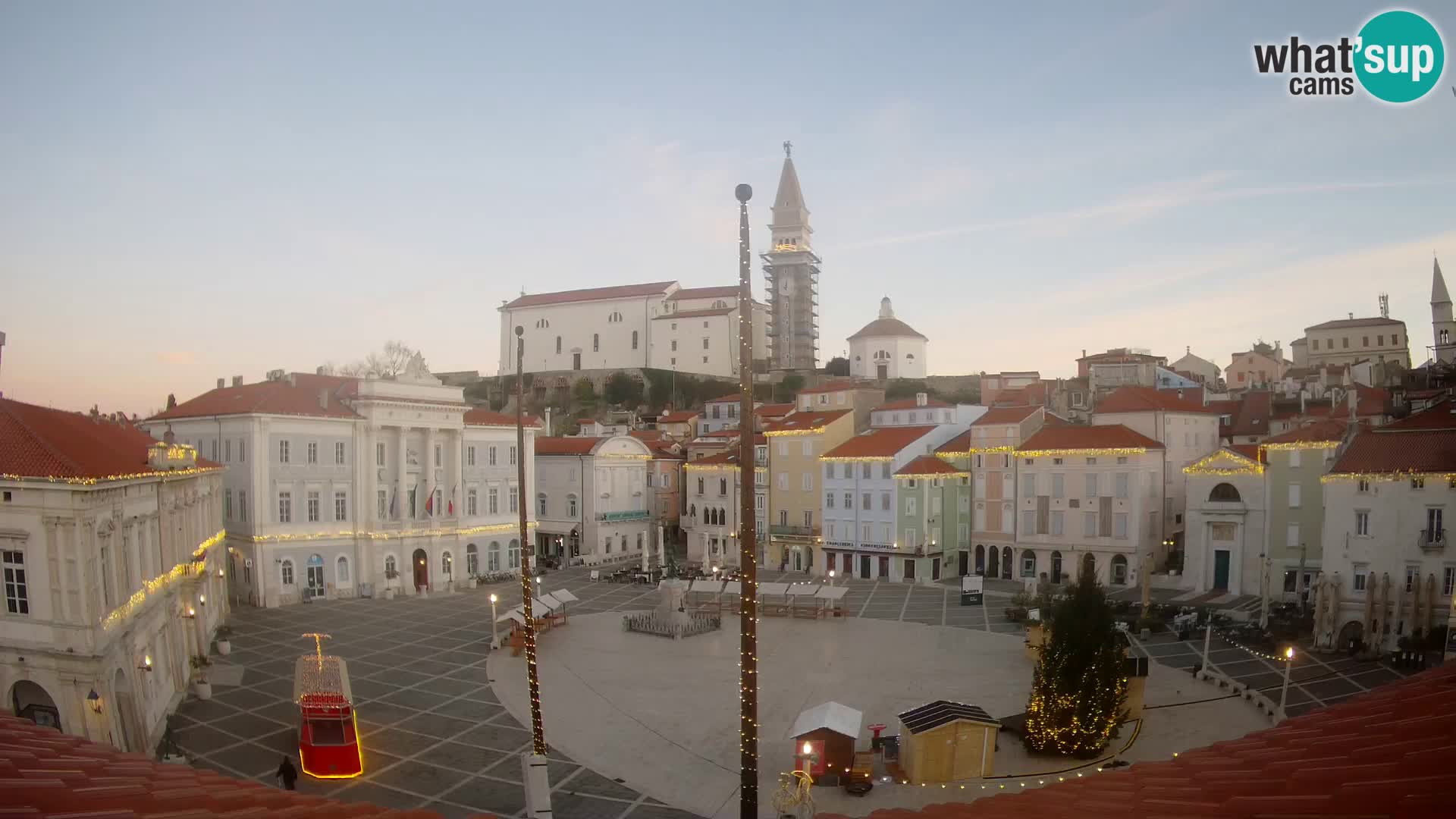 Live Webcam Piran – Tartini square – Art Hotel