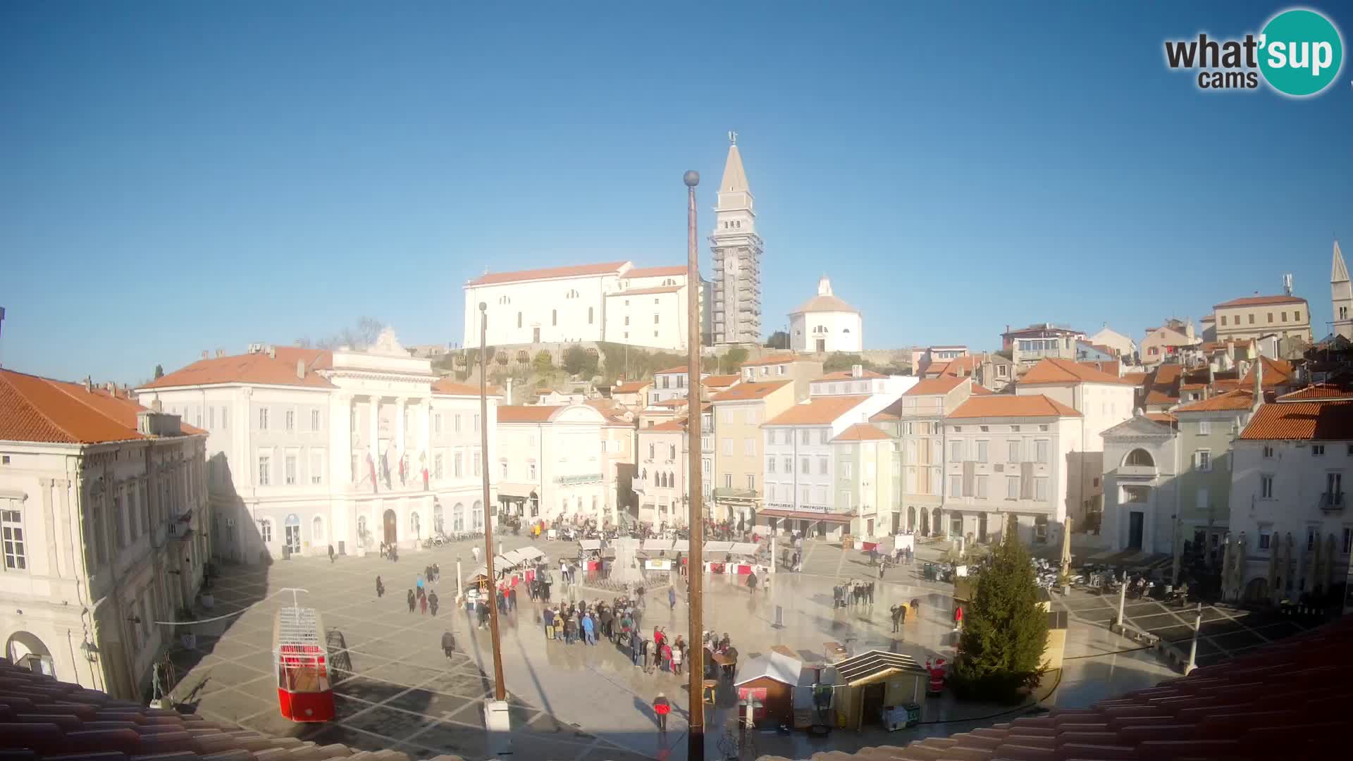 Webcam Piran – Tartini square