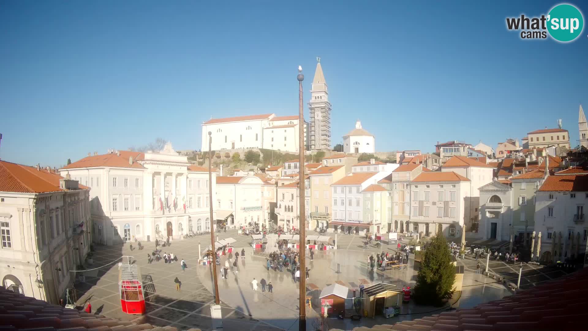 Webcam Piran – Tartini square