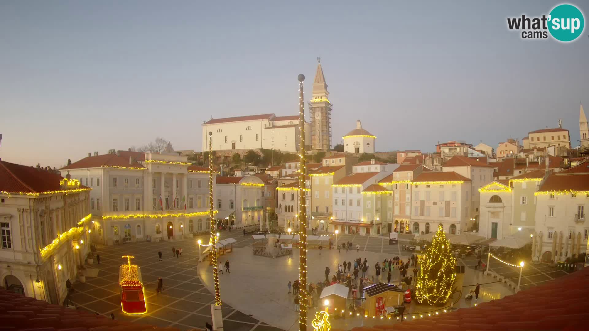 Kamera v živo Piran – Tartinijev trg