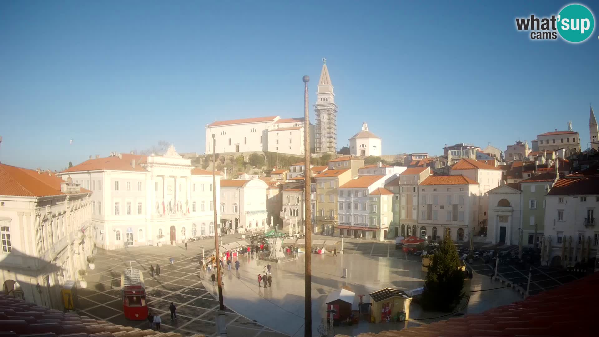 Webcam Live Piran – Carre Tartini “Mestna Kavarna”