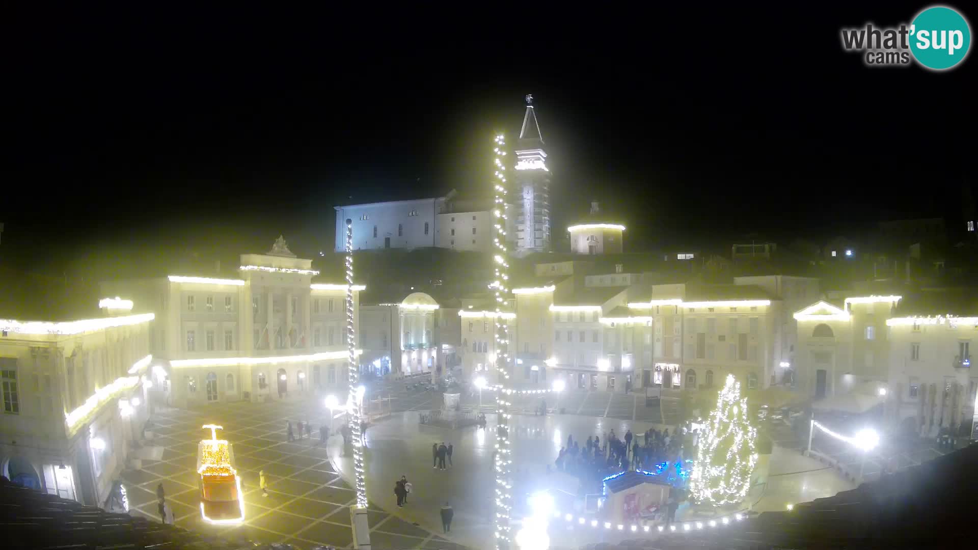 Webcam Live Piran – Carre Tartini “Mestna Kavarna”