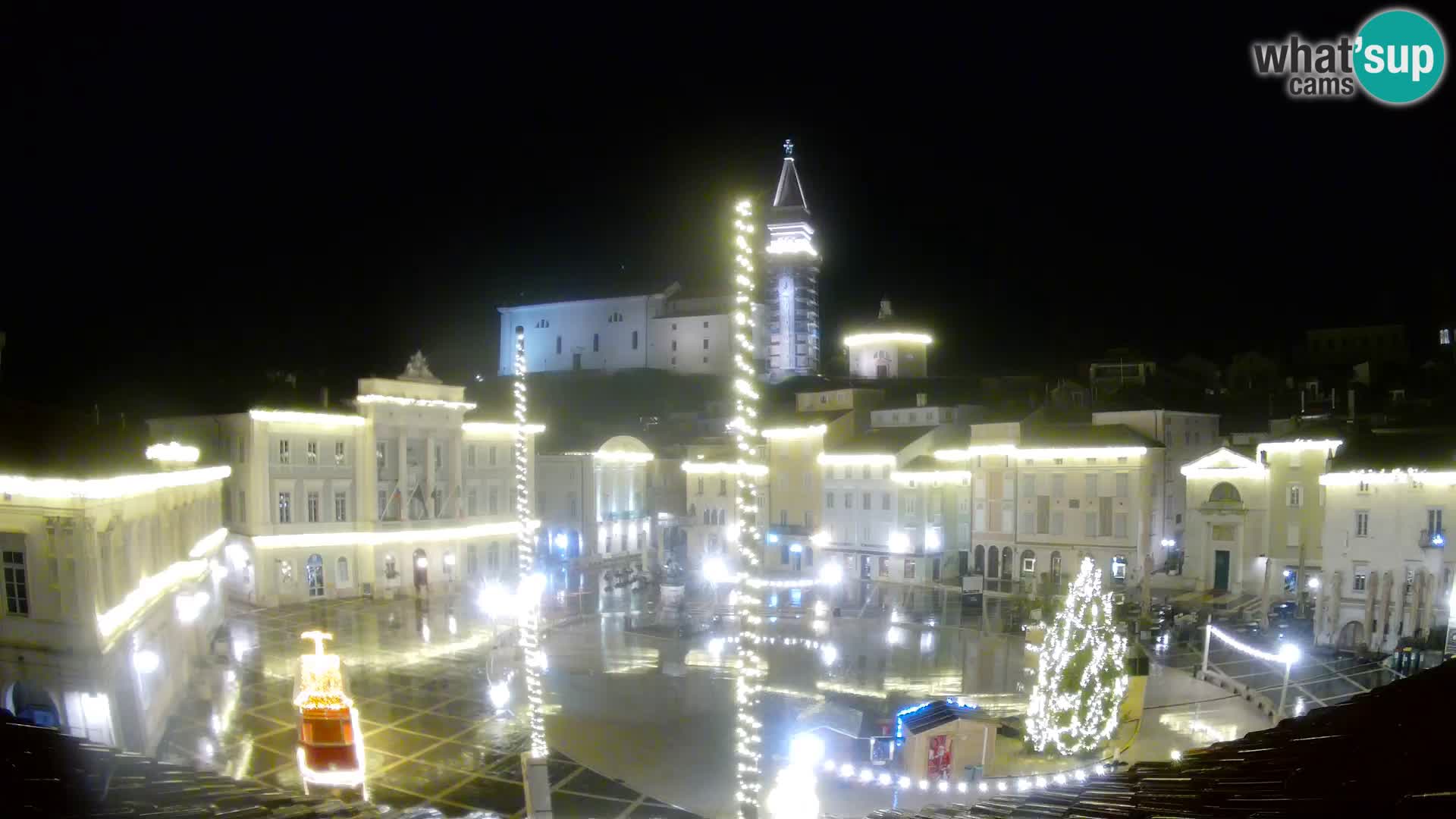 Webcam Live Piran – Carre Tartini “Mestna Kavarna”