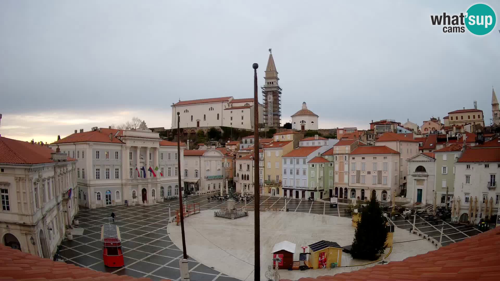 Webcam Piran – Tartini platz – Art Hotel Tartini