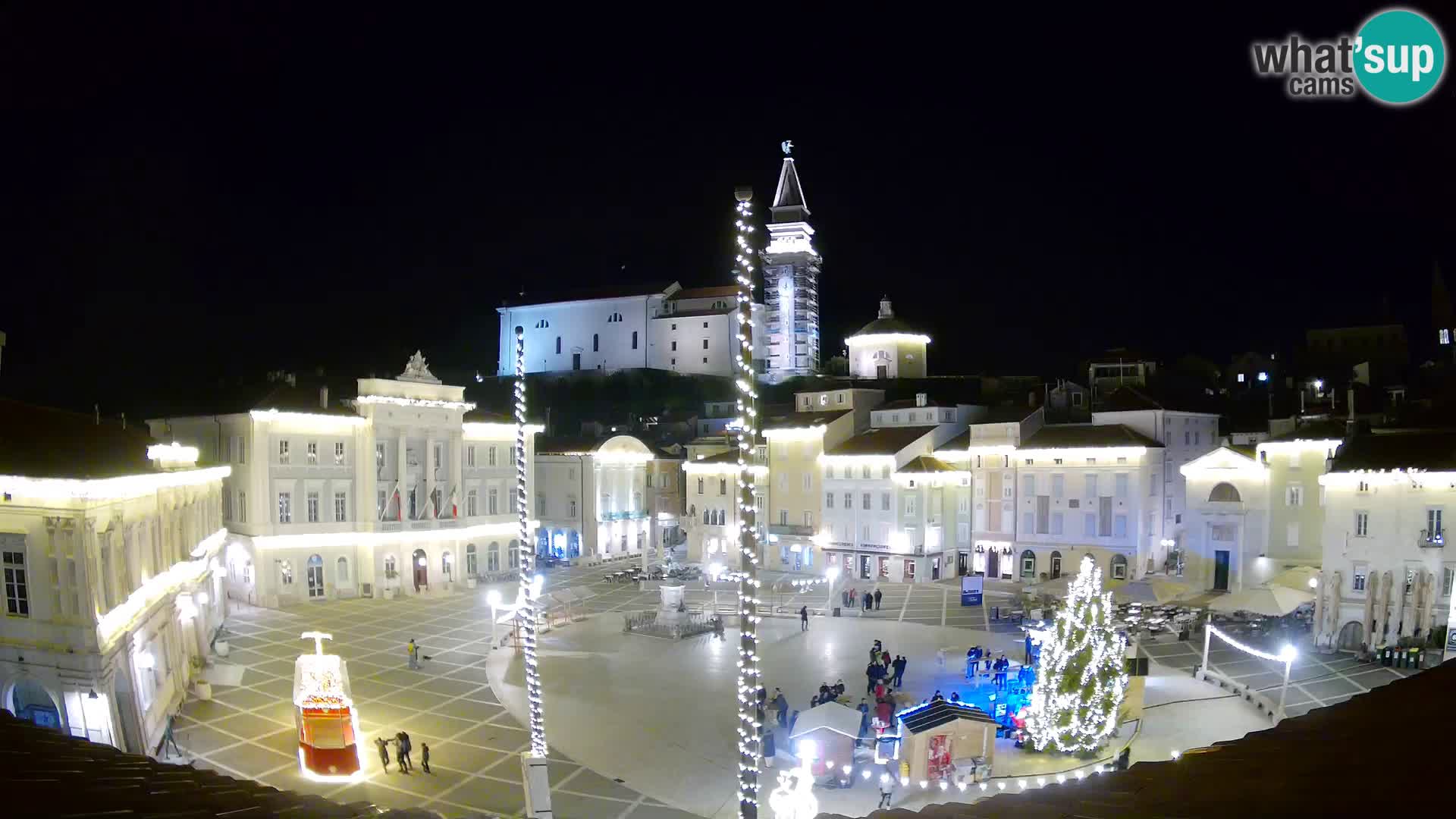 Live Webcam Piran – Tartini square – Art Hotel