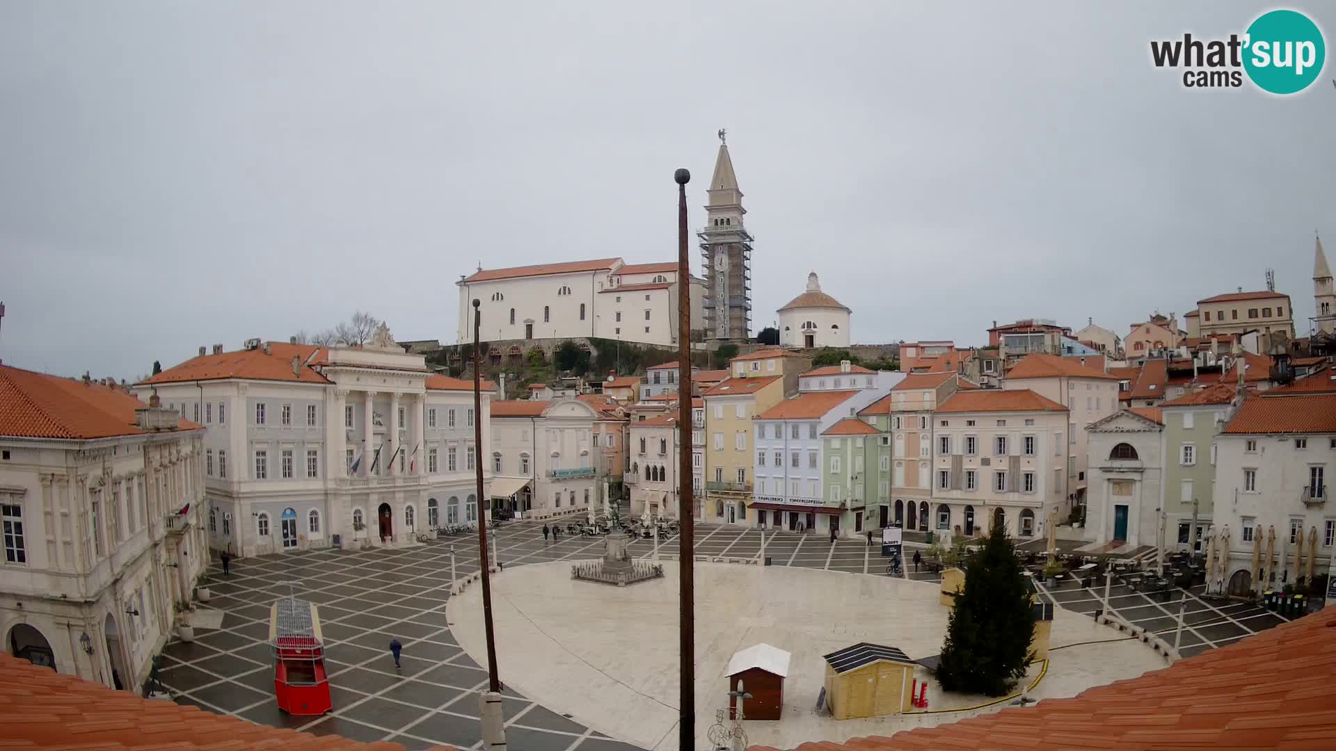 Webcam Live Piran – Carre Tartini “Mestna Kavarna”