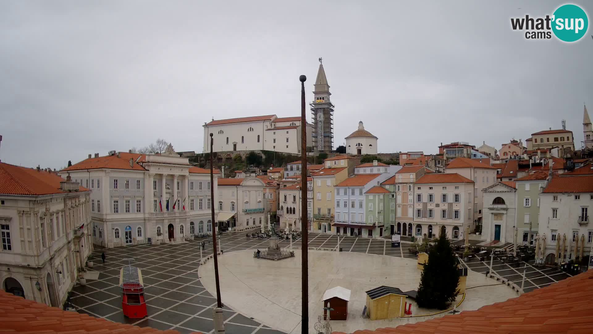 Live Webcam Piran – Tartini square – Art Hotel