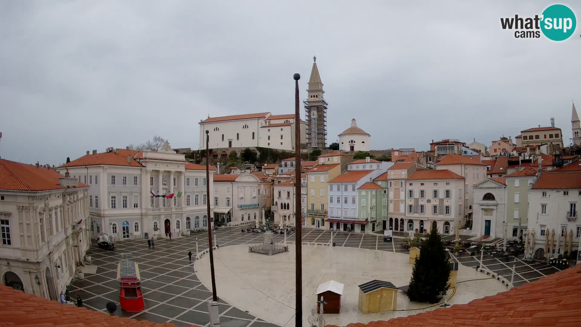 Webcam Piran – Plaza Tartini “Mestna Kavarna”