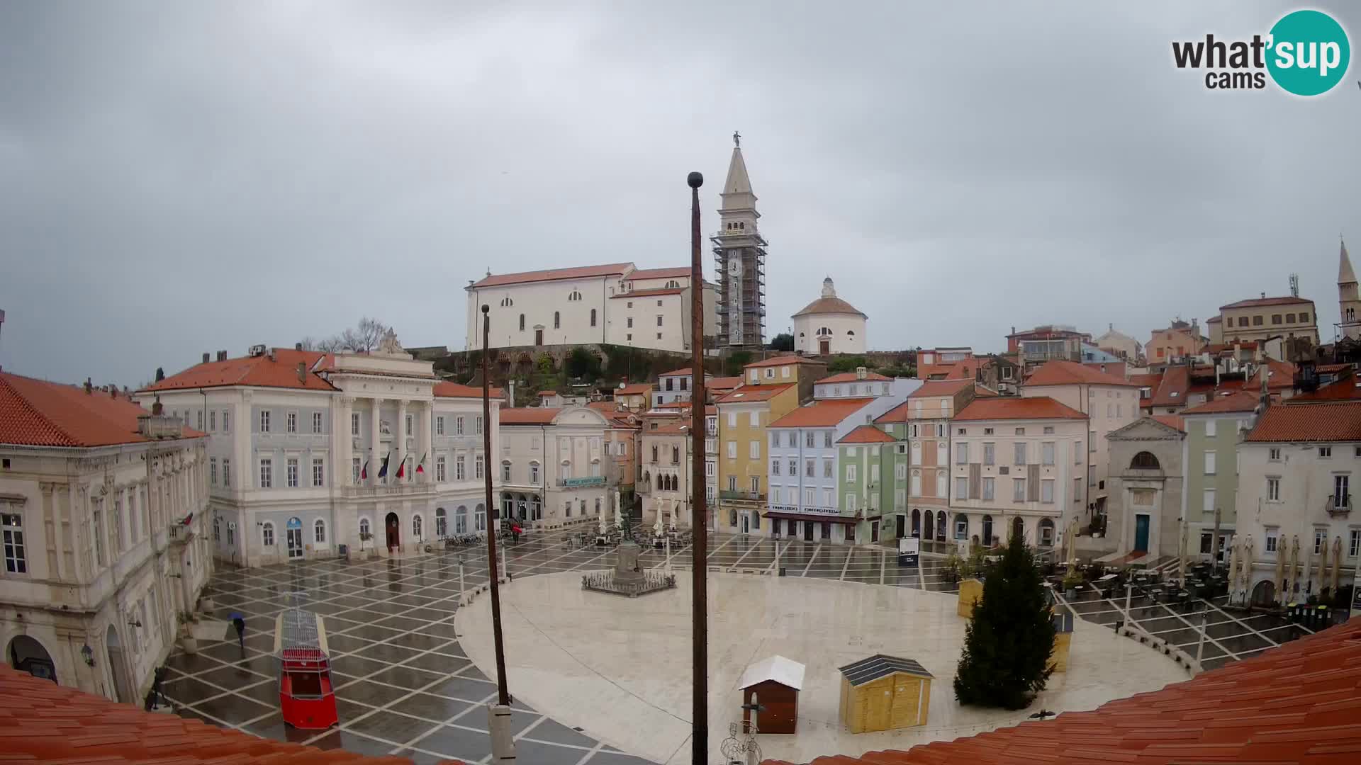 Webcam Live Piran – Carre Tartini “Mestna Kavarna”