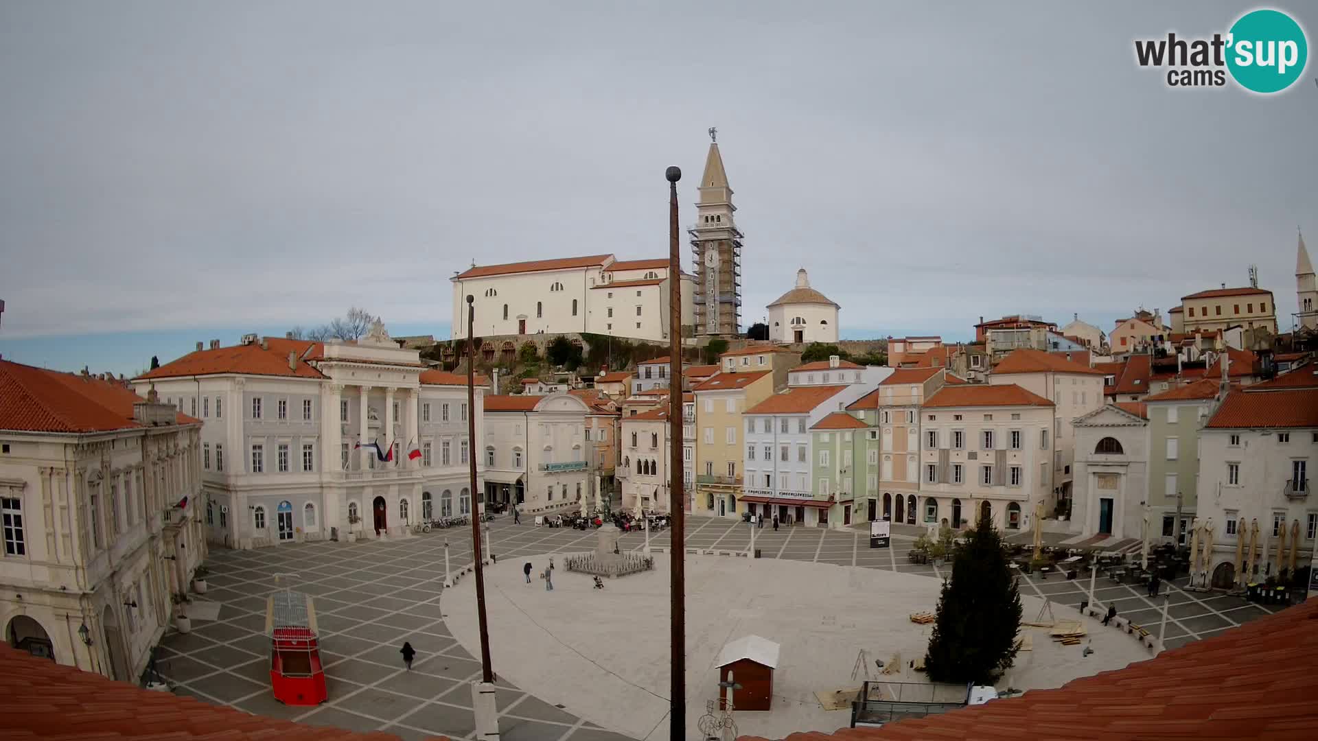 Webcam Pirano | Piran – Piazza Tartini – Art Hotel