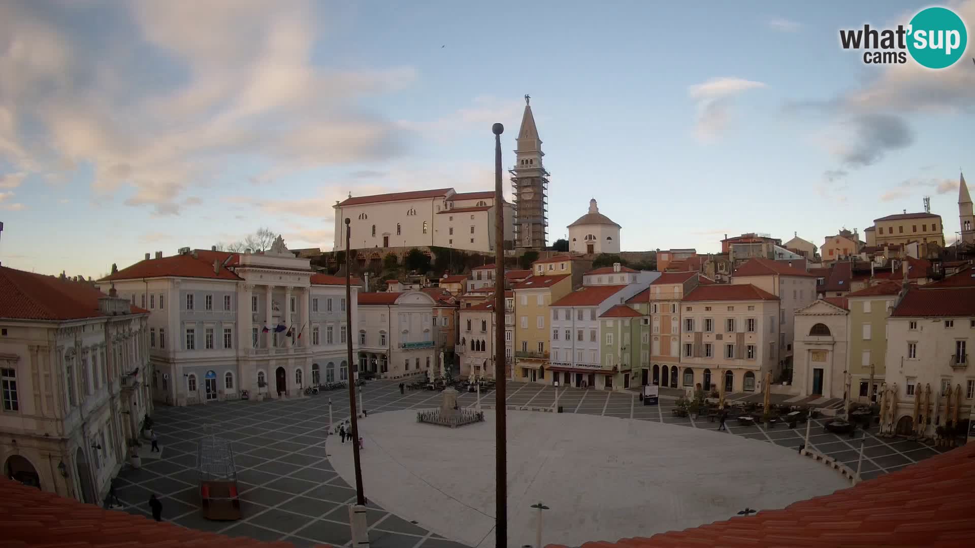 Live Webcam Piran – Tartini square – Art Hotel