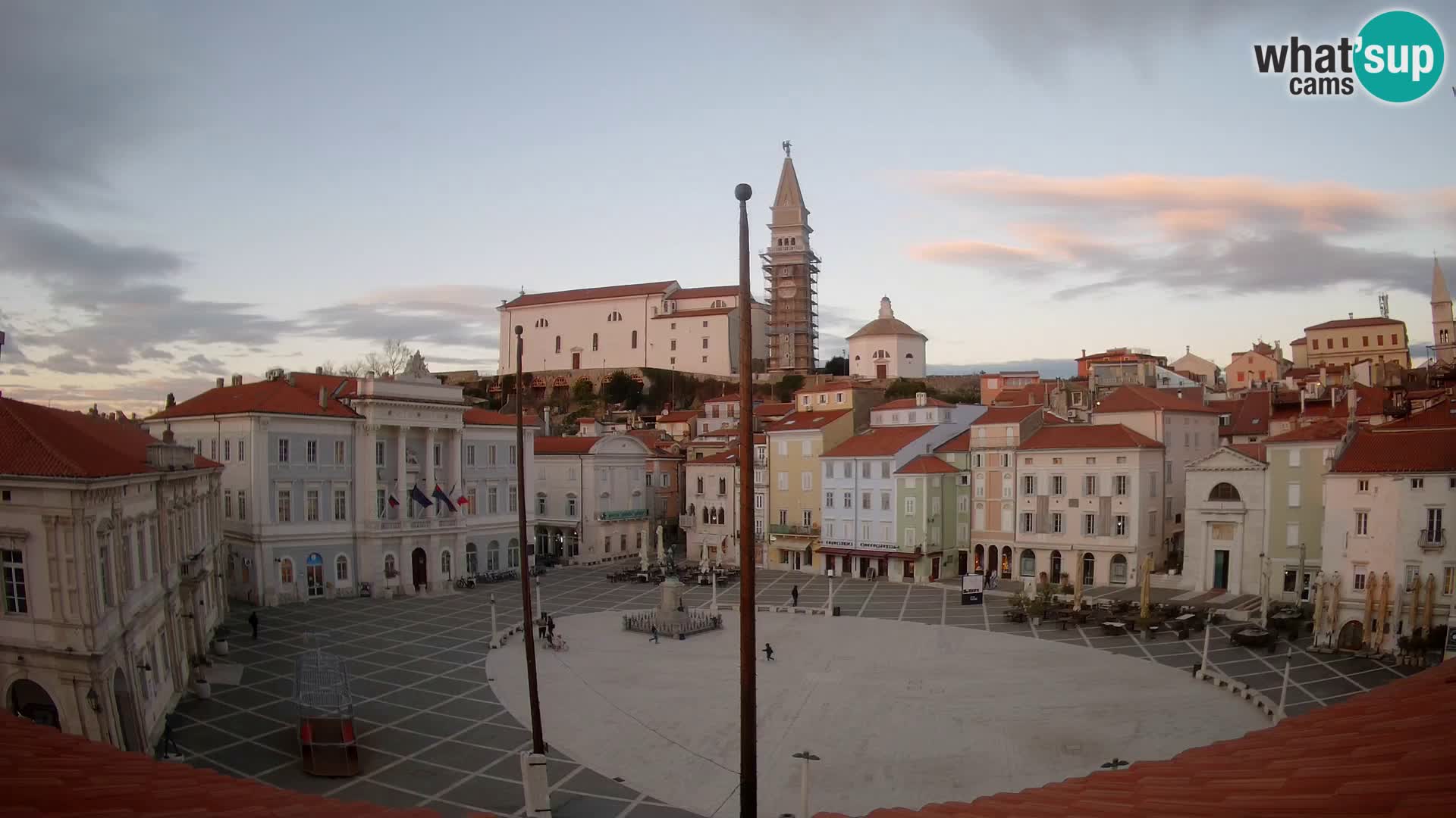 Webcam Piran – Tartini platz – Art Hotel Tartini